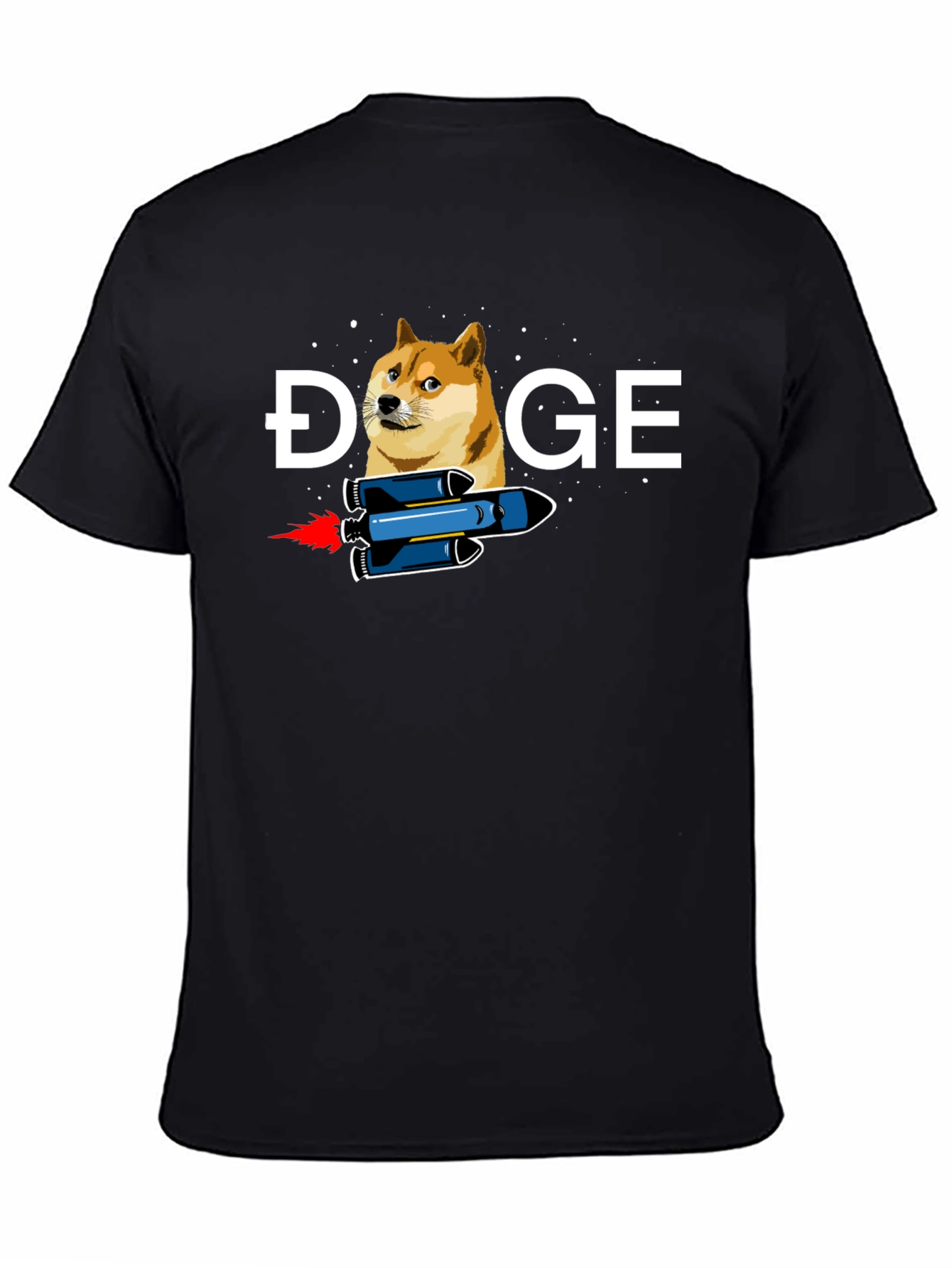 Doge Rocket T-Shirt - Crypto Meme Tee
