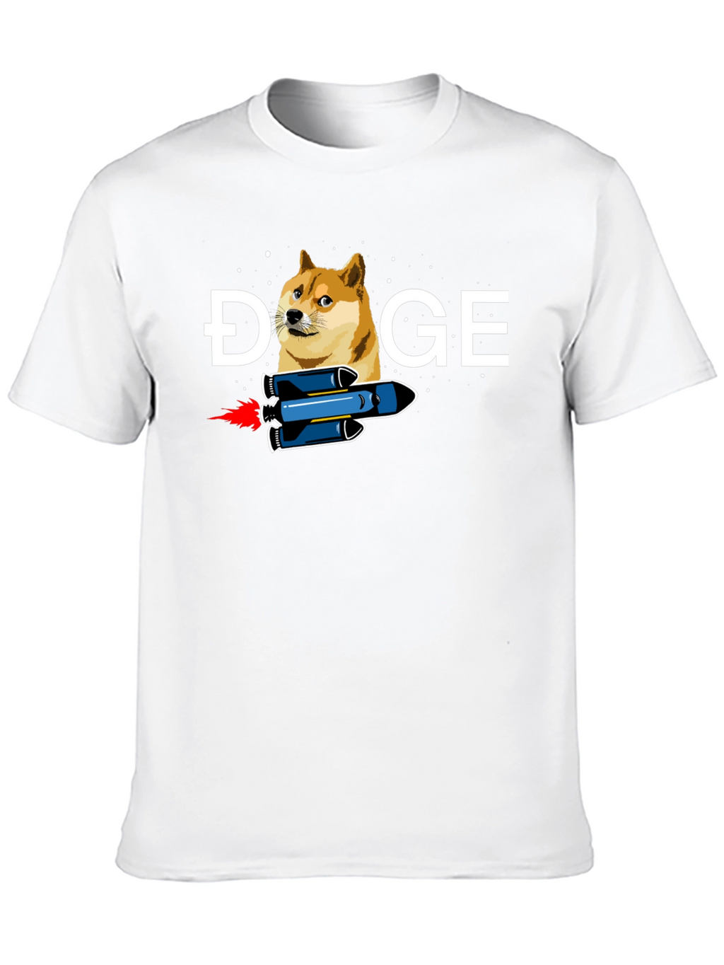 Doge Rocket T-Shirt - Crypto Meme Tee