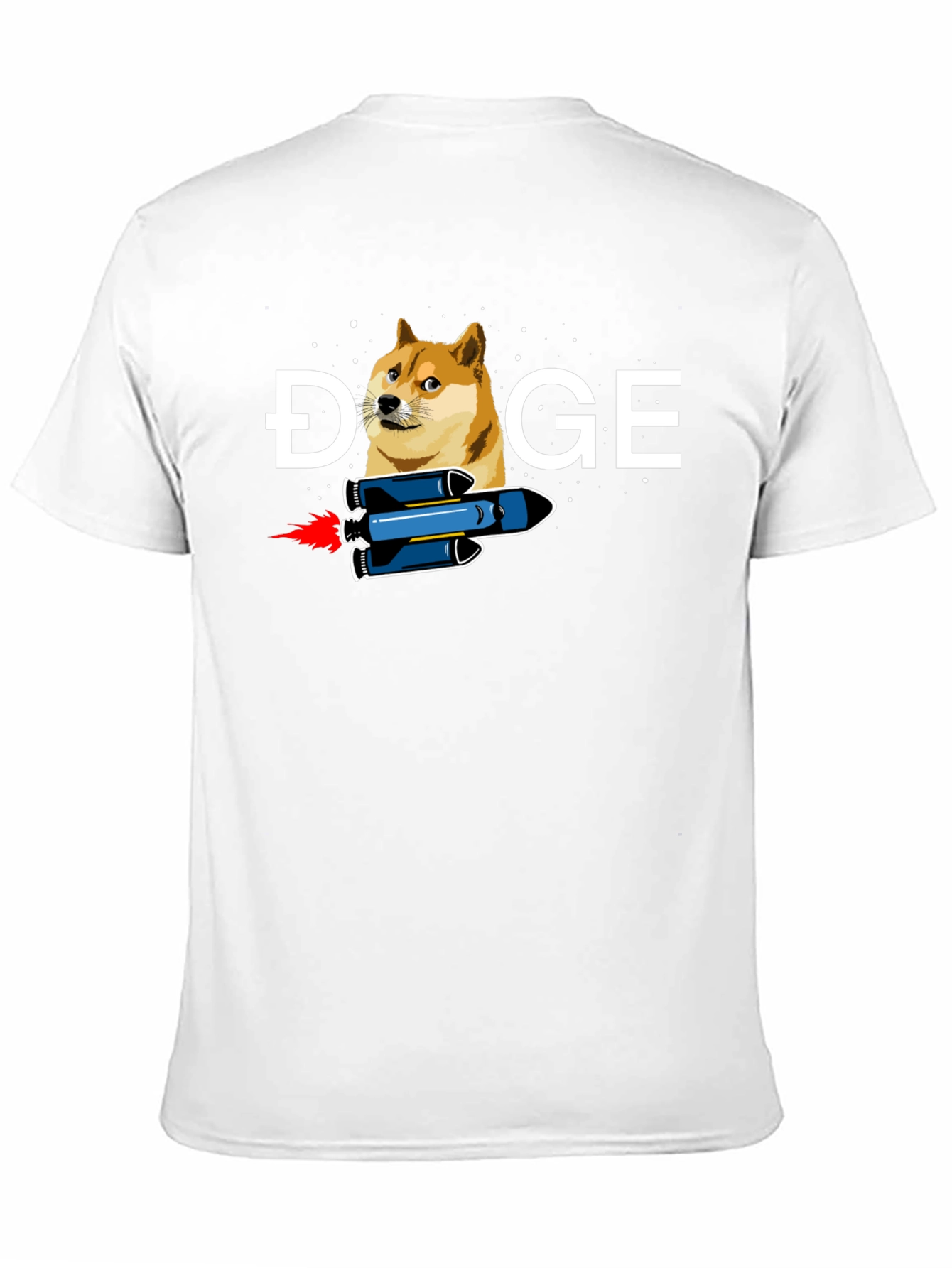 Doge Rocket T-Shirt - Crypto Meme Tee