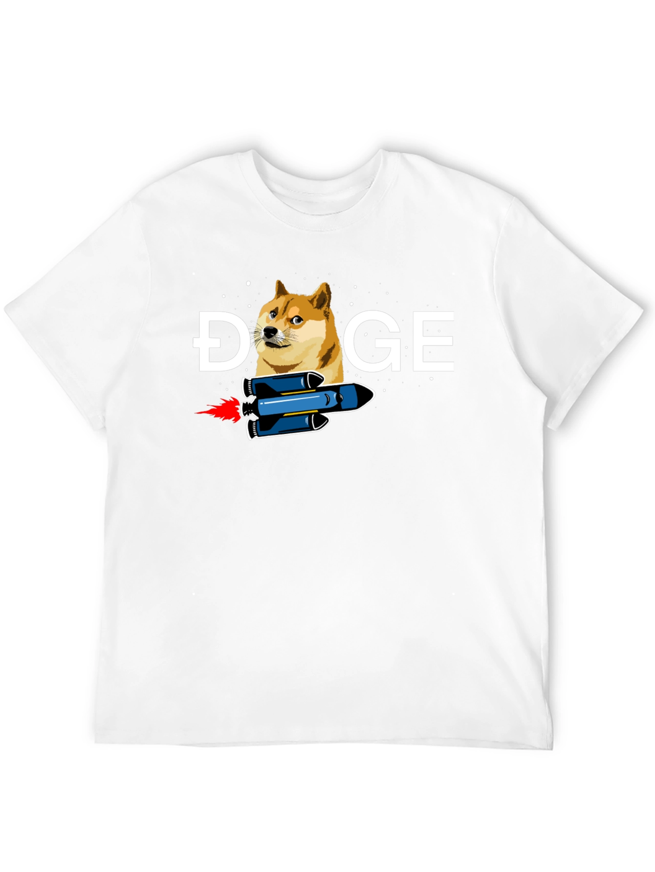 Doge Rocket T-Shirt - Crypto Meme Tee