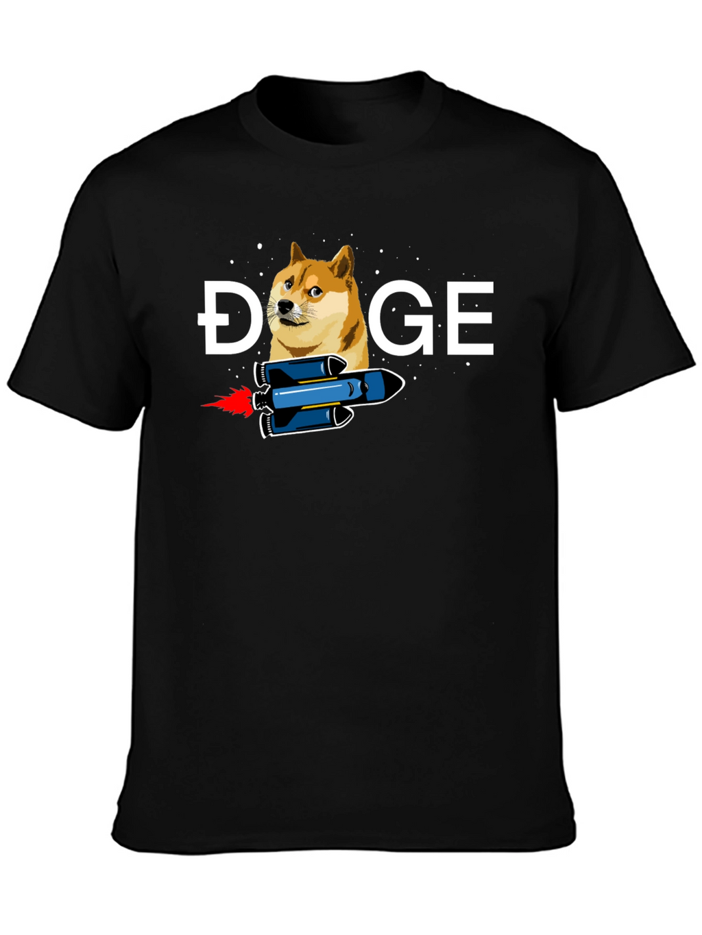 Doge Rocket T-Shirt - Crypto Meme Tee