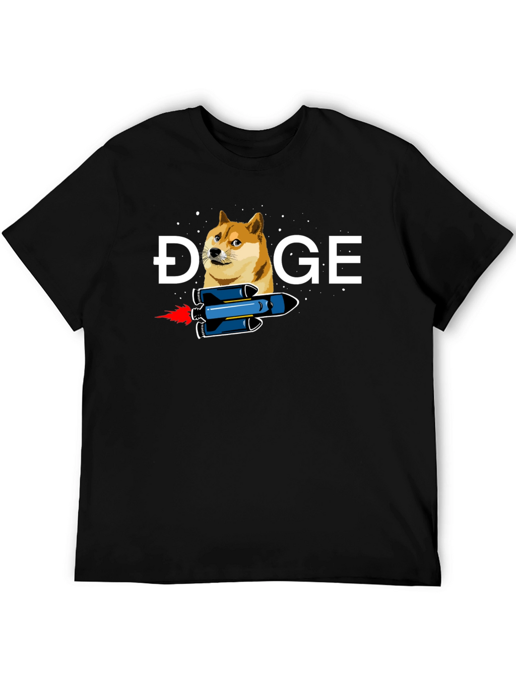 Doge Rocket T-Shirt - Crypto Meme Tee