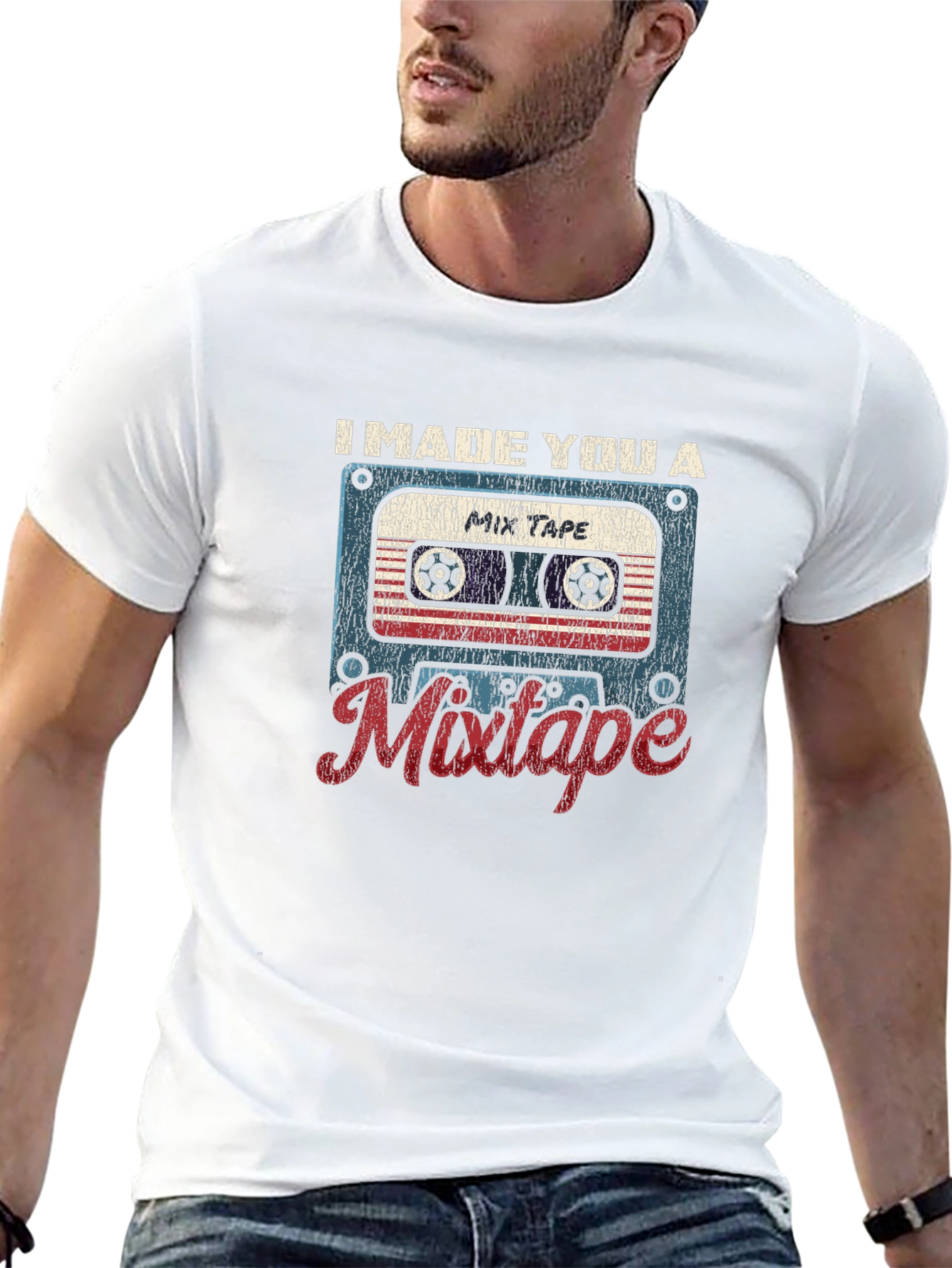 Retro Mixtape Graphic T-Shirt