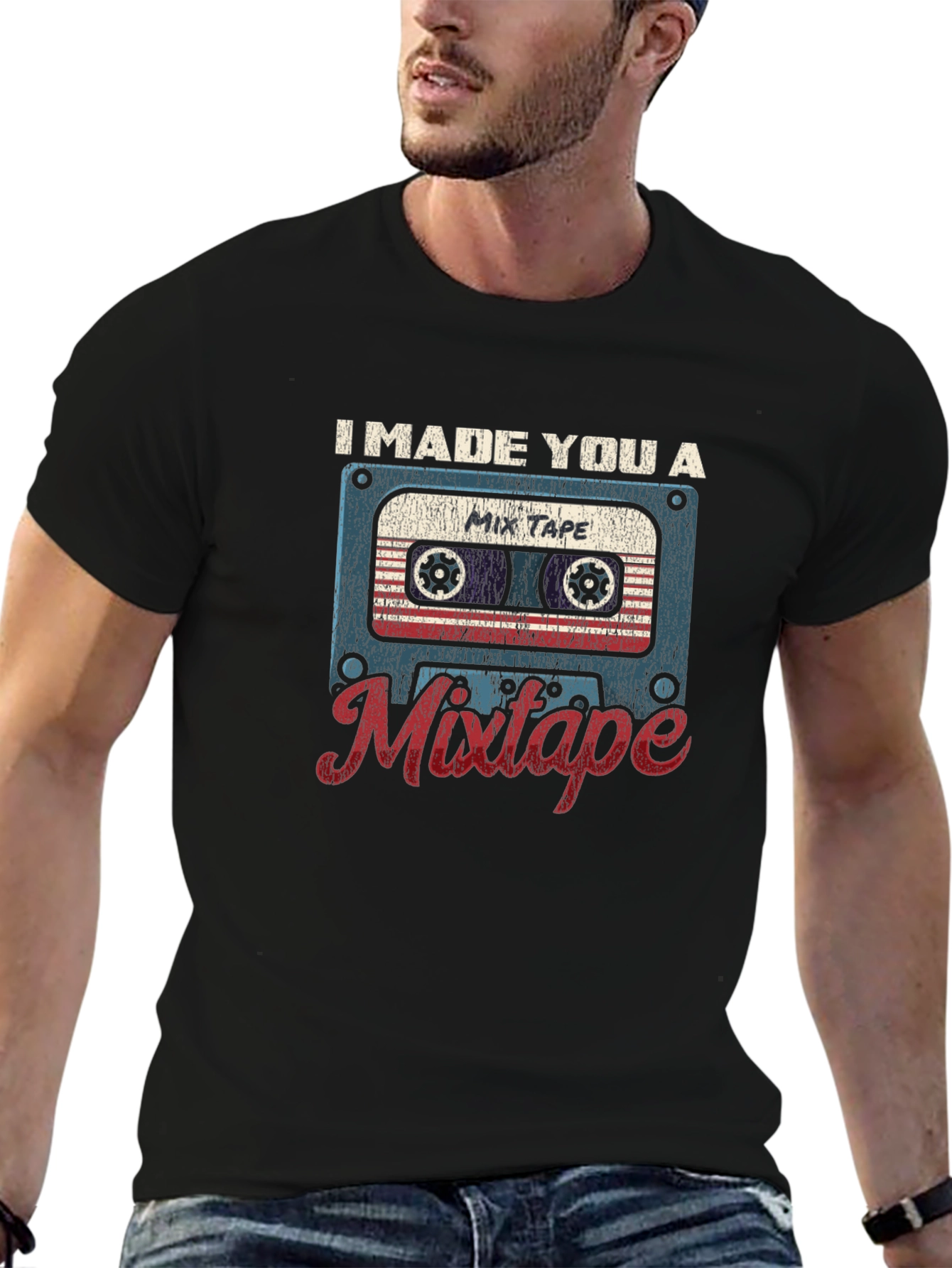 Retro Mixtape Graphic T-Shirt