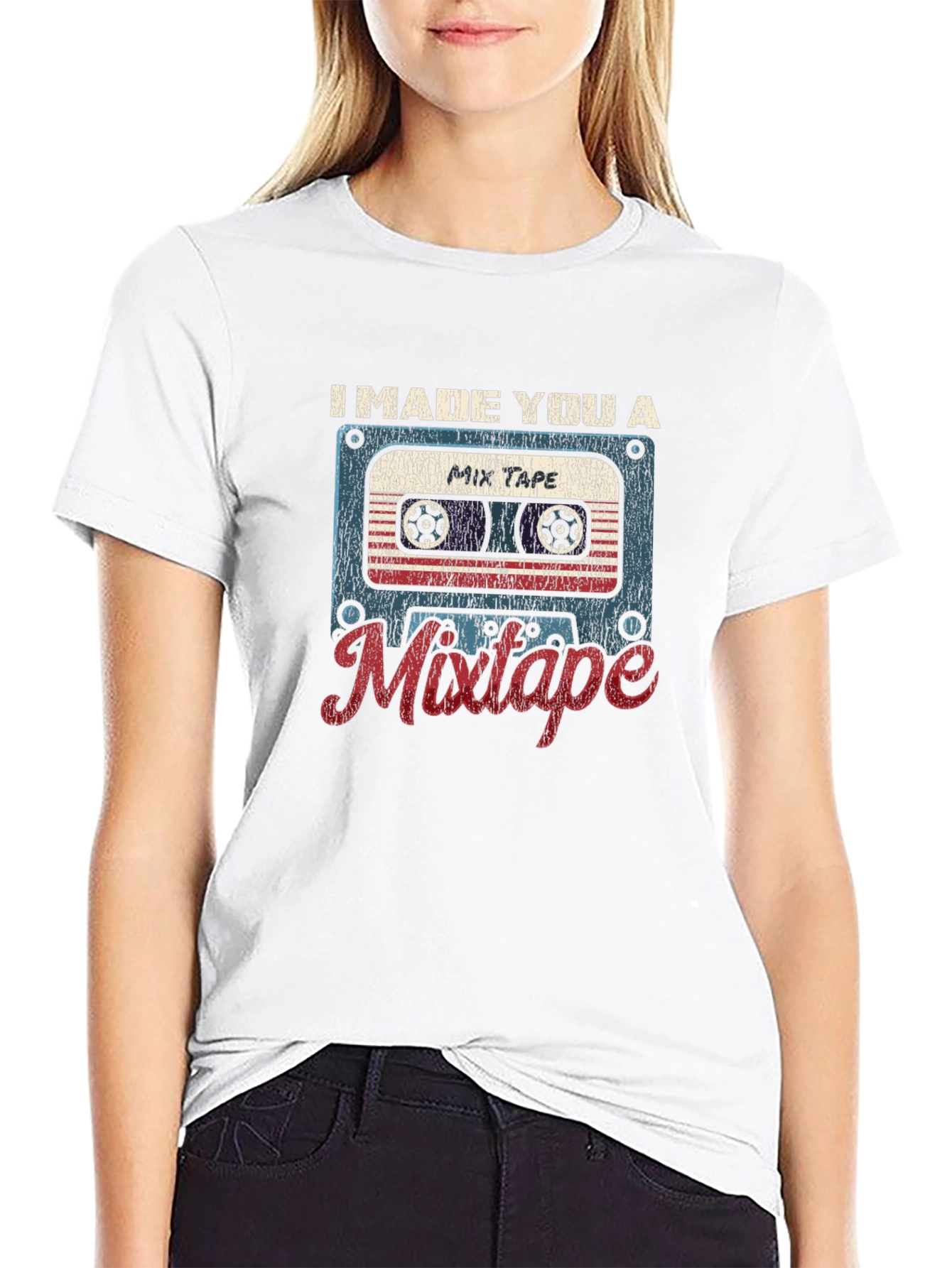 Retro Mixtape Graphic T-Shirt