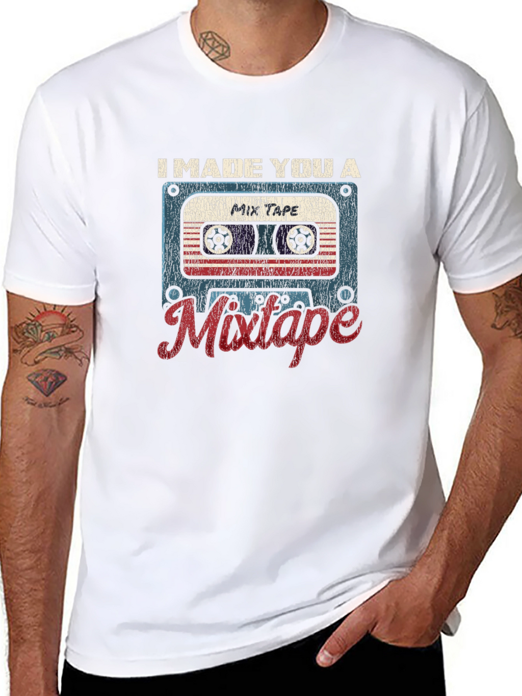 Retro Mixtape Graphic T-Shirt