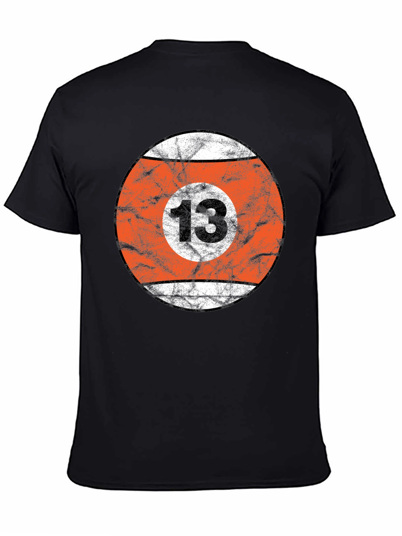 Mens Billiard Ball T-Shirt - Lucky Number 13