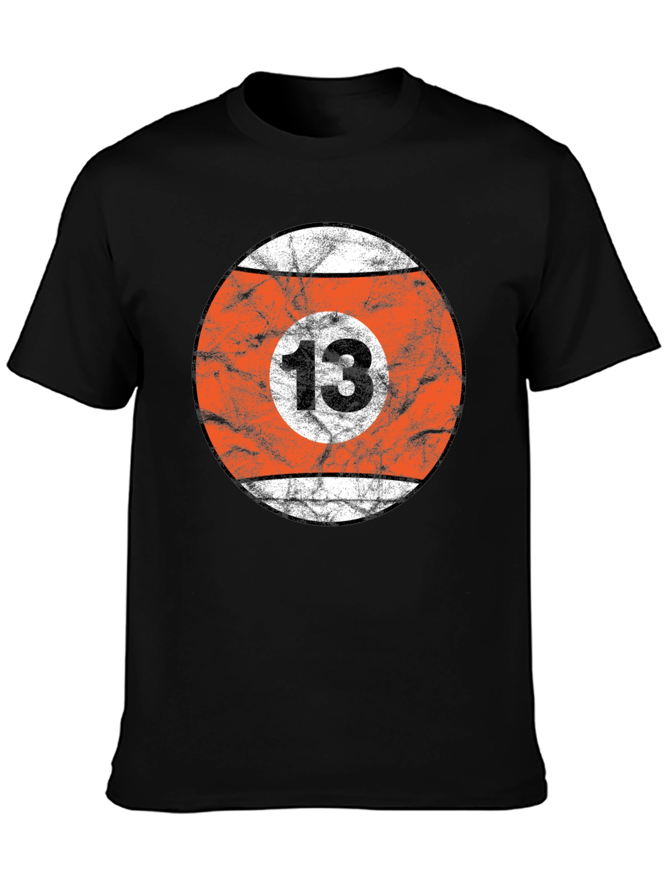 Mens Billiard Ball T-Shirt - Lucky Number 13