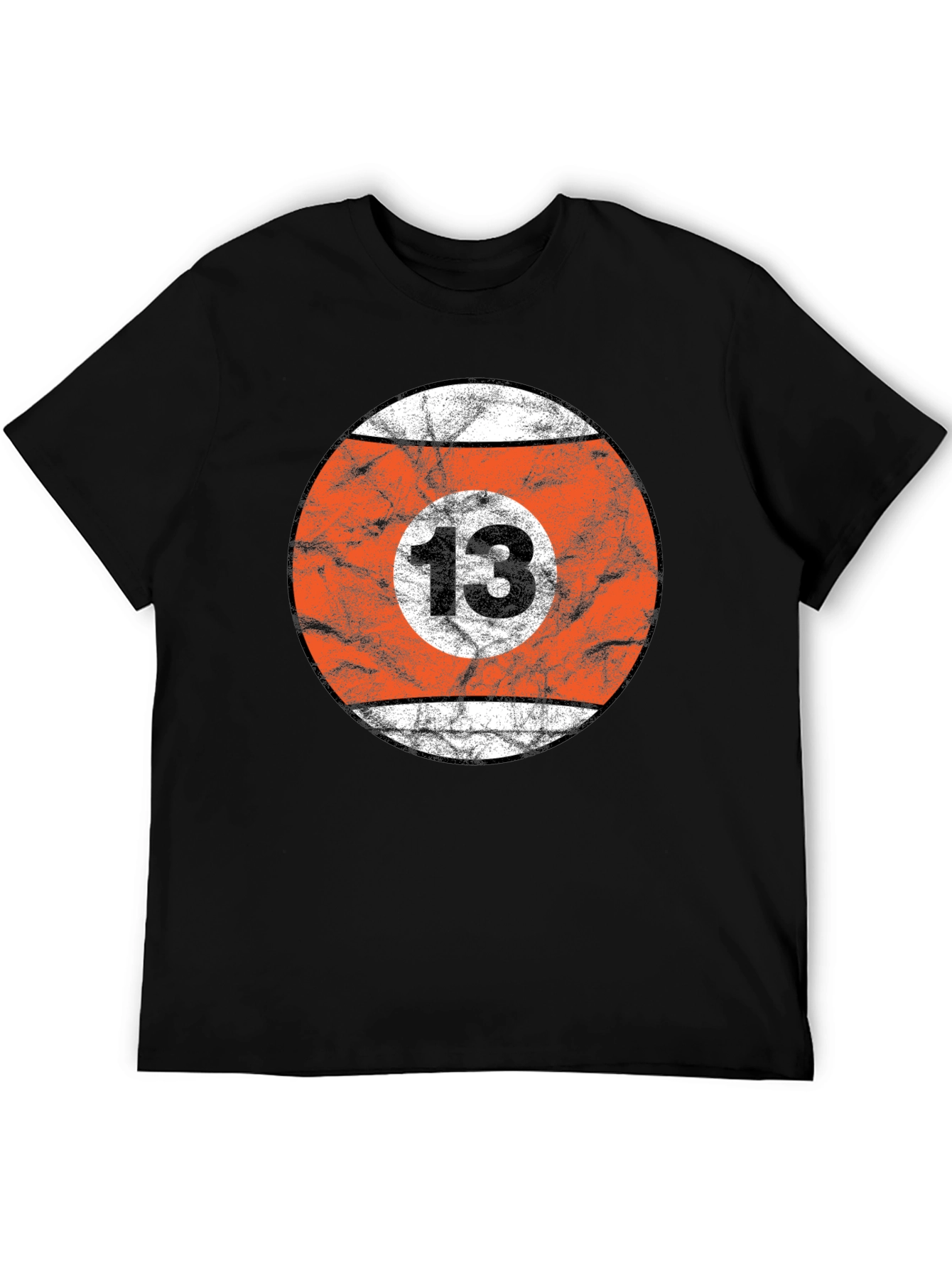 Mens Billiard Ball T-Shirt - Lucky Number 13