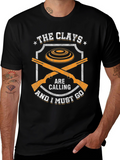The Clays Are Calling Black T-Shirt