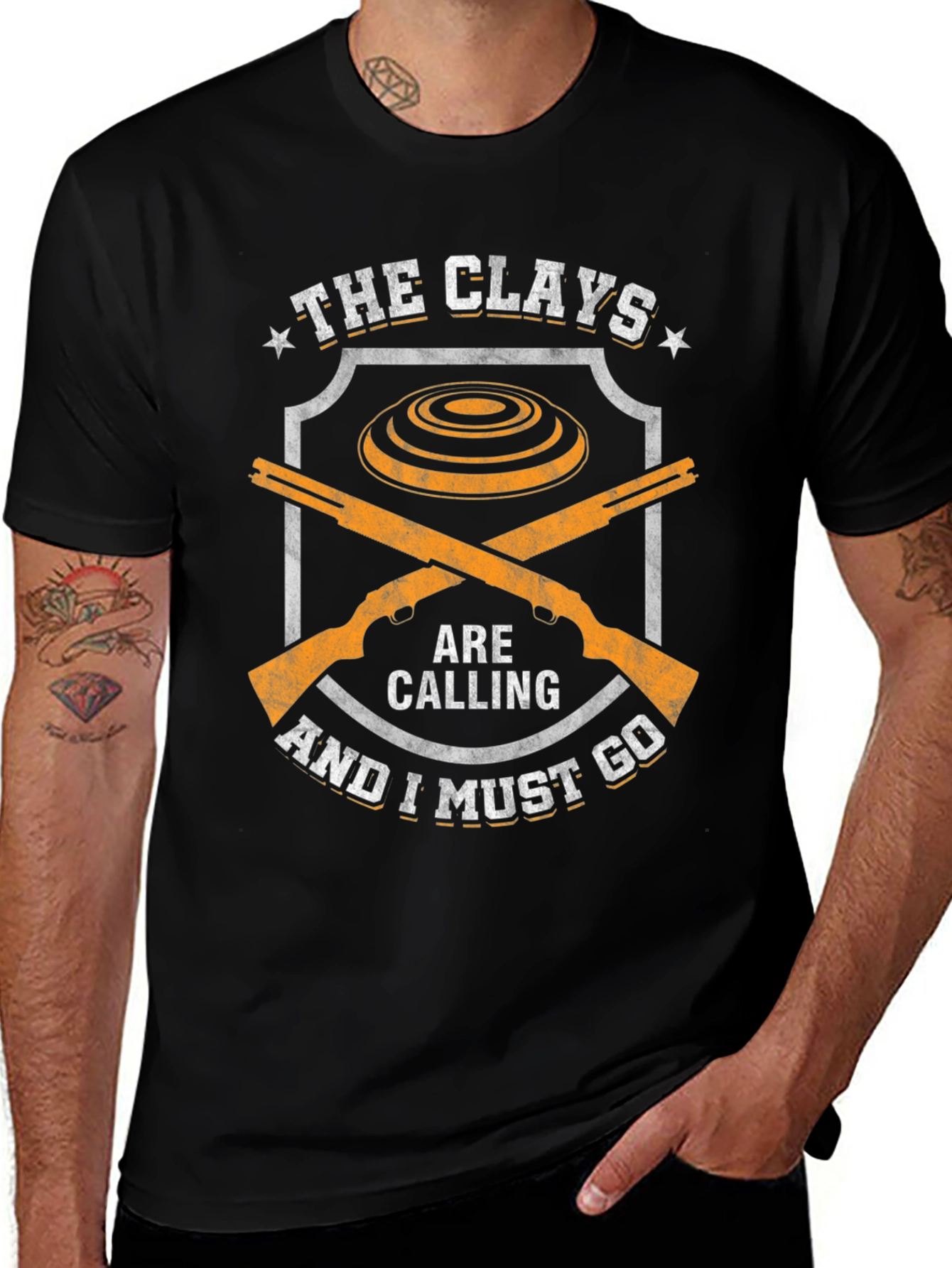 The Clays Are Calling Black T-Shirt