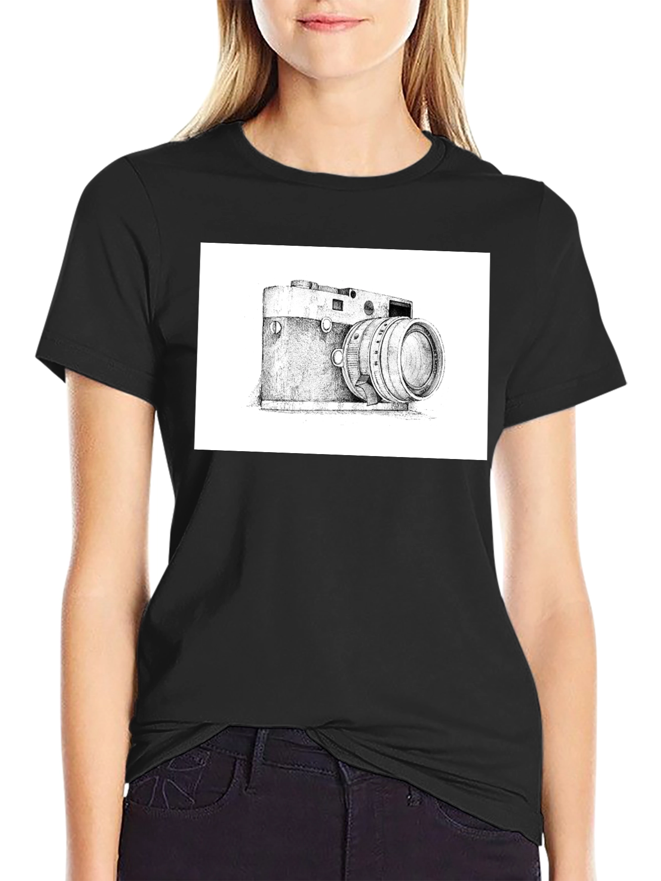 Vintage Camera Graphic T-Shirt - Classic Style