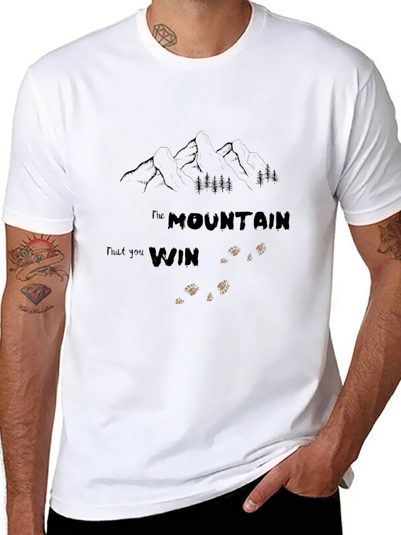 Mountain Win Graphic T-Shirt