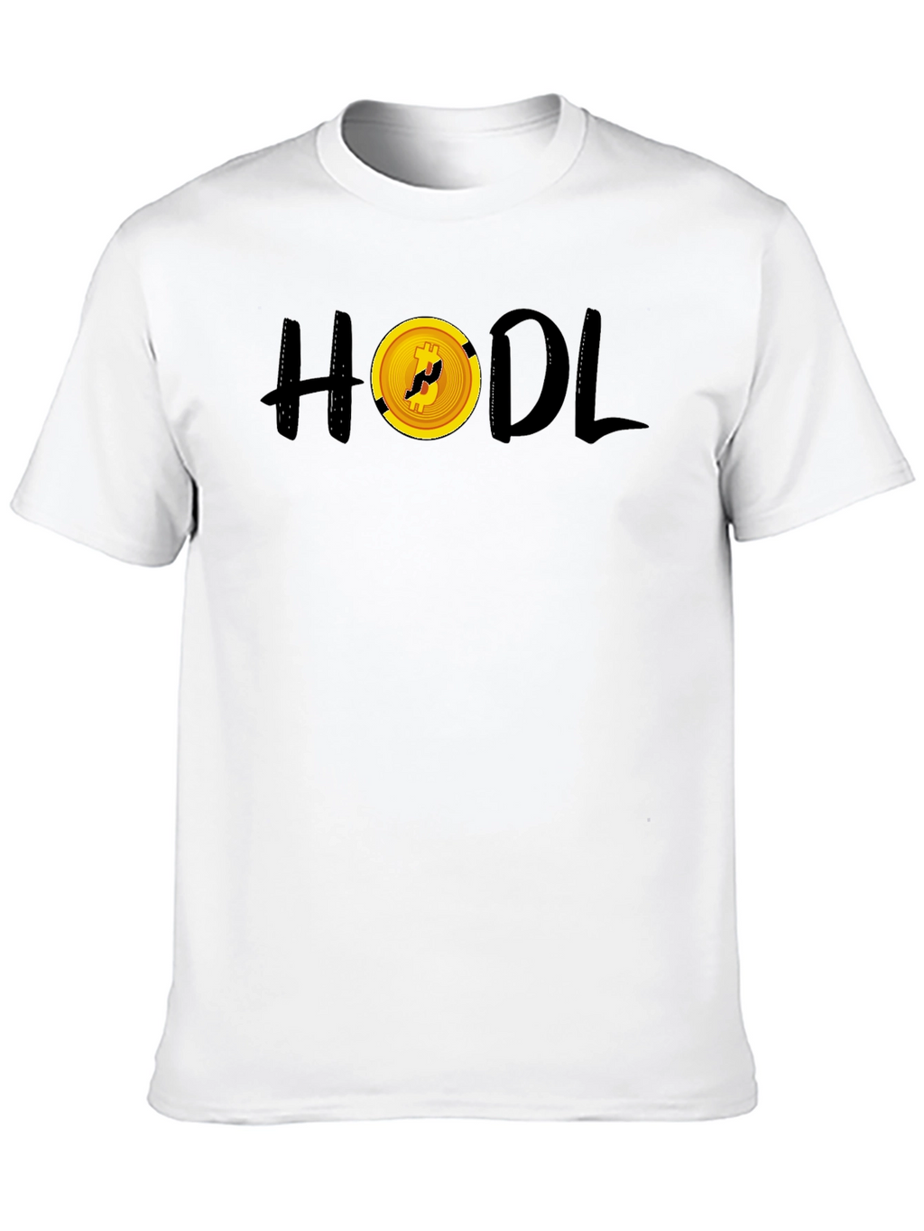 HODL Bitcoin Crypto Black T-Shirt