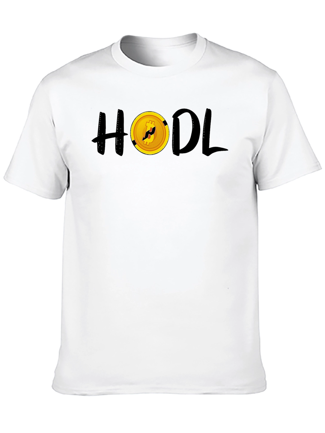 HODL Bitcoin Crypto Black T-Shirt