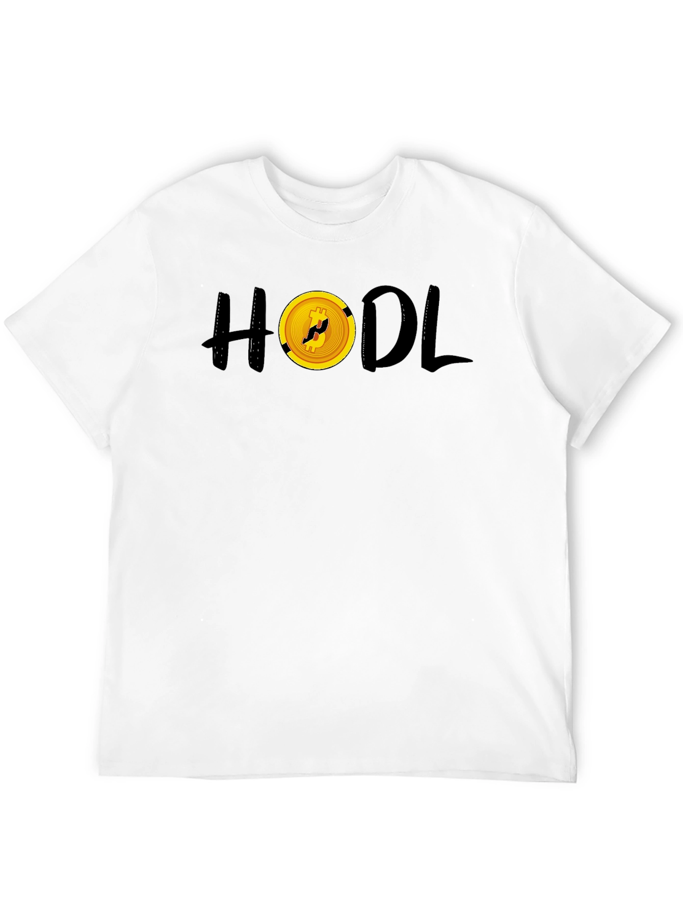 HODL Bitcoin Crypto Black T-Shirt