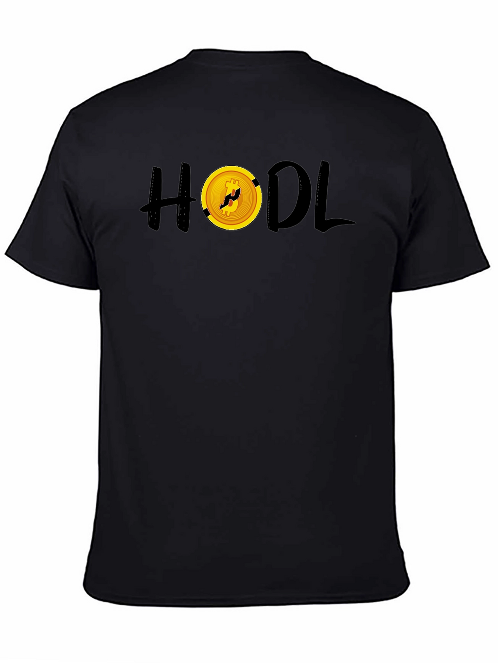 HODL Bitcoin Crypto Black T-Shirt