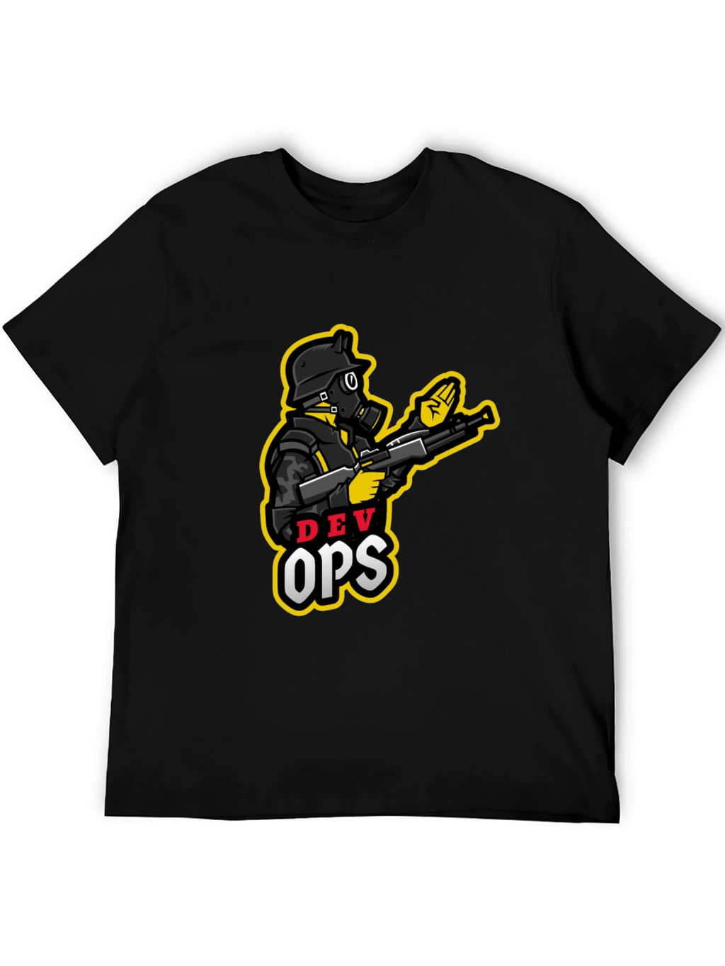 DevOps Soldier Graphic T-Shirt - Cool Design