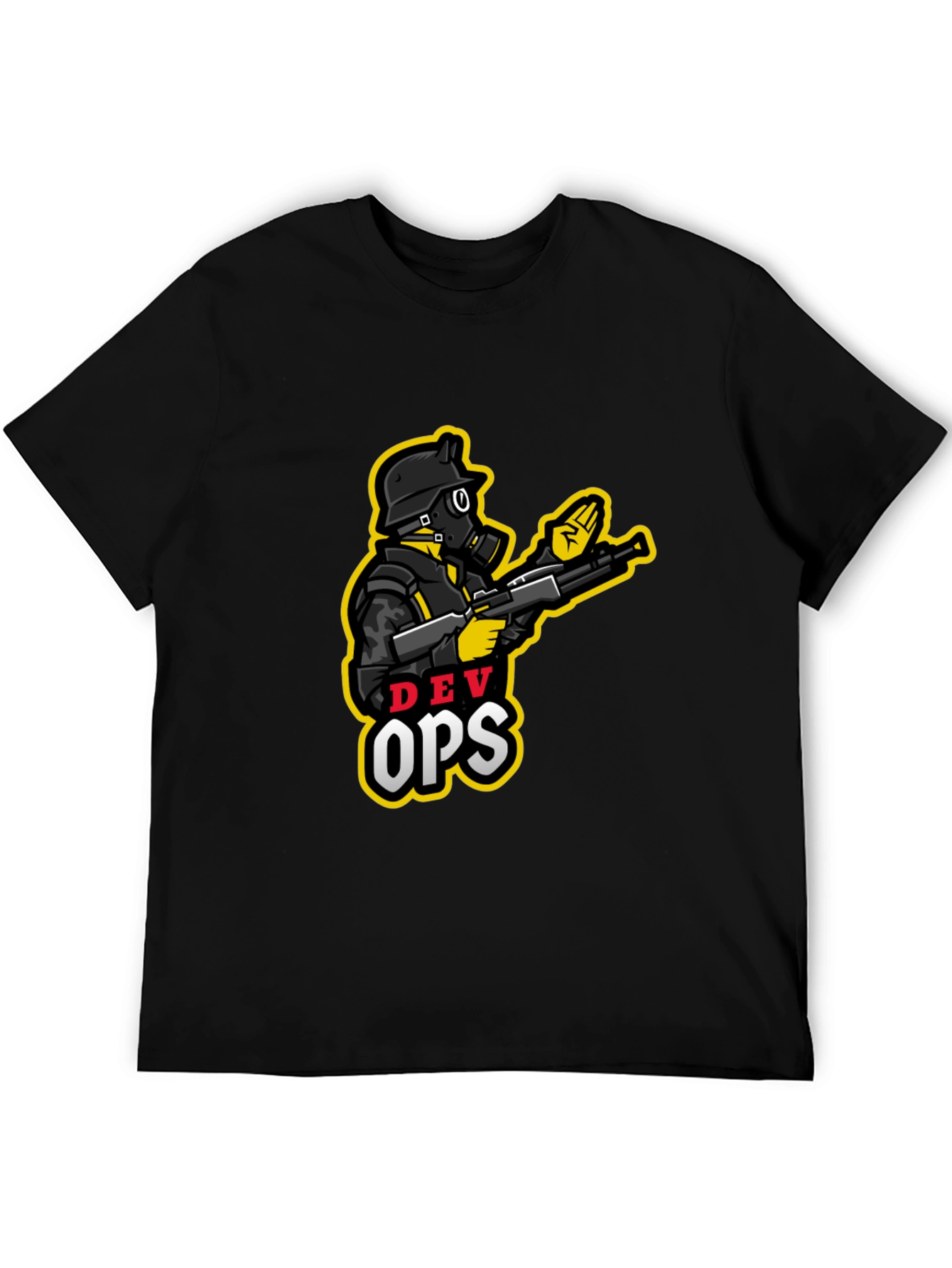 DevOps Soldier Graphic T-Shirt - Cool Design