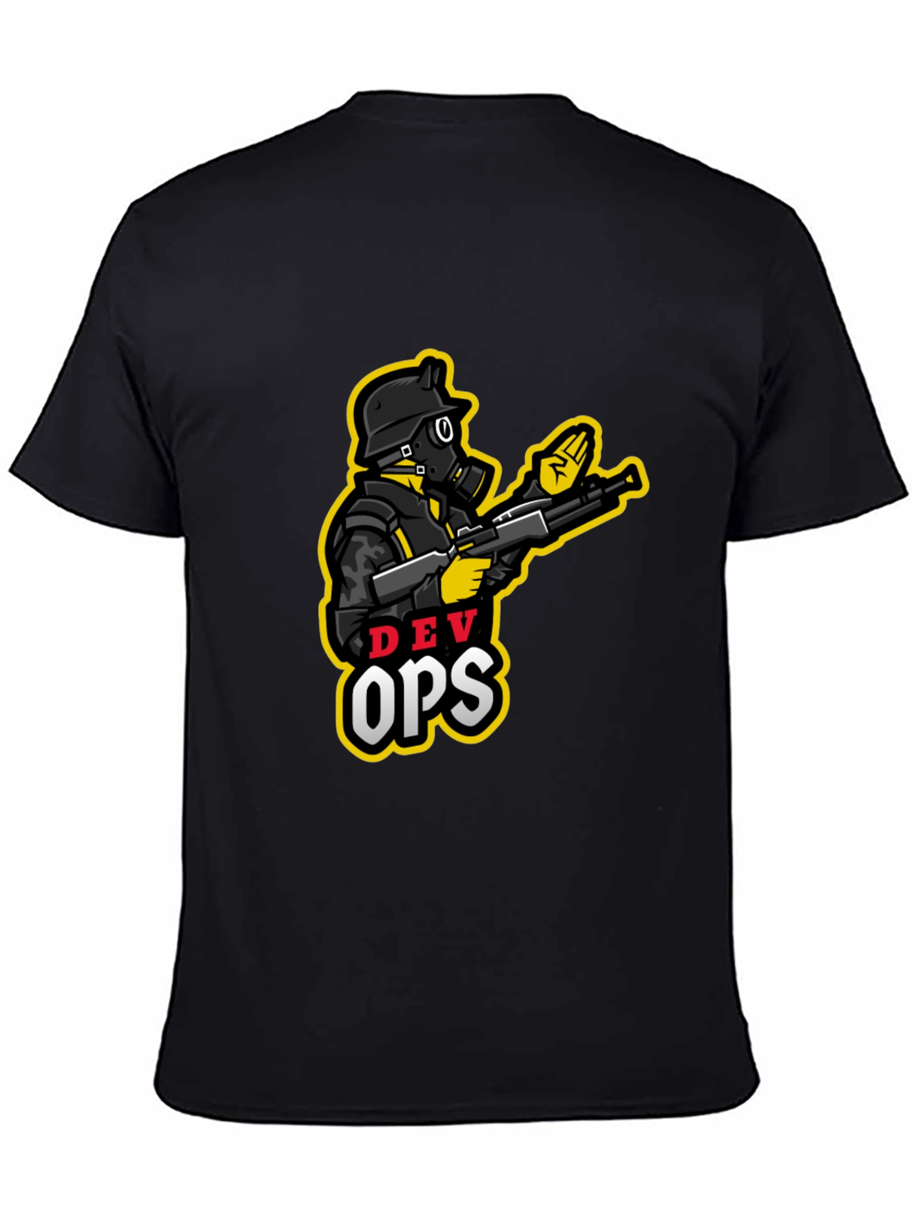 DevOps Soldier Graphic T-Shirt - Cool Design