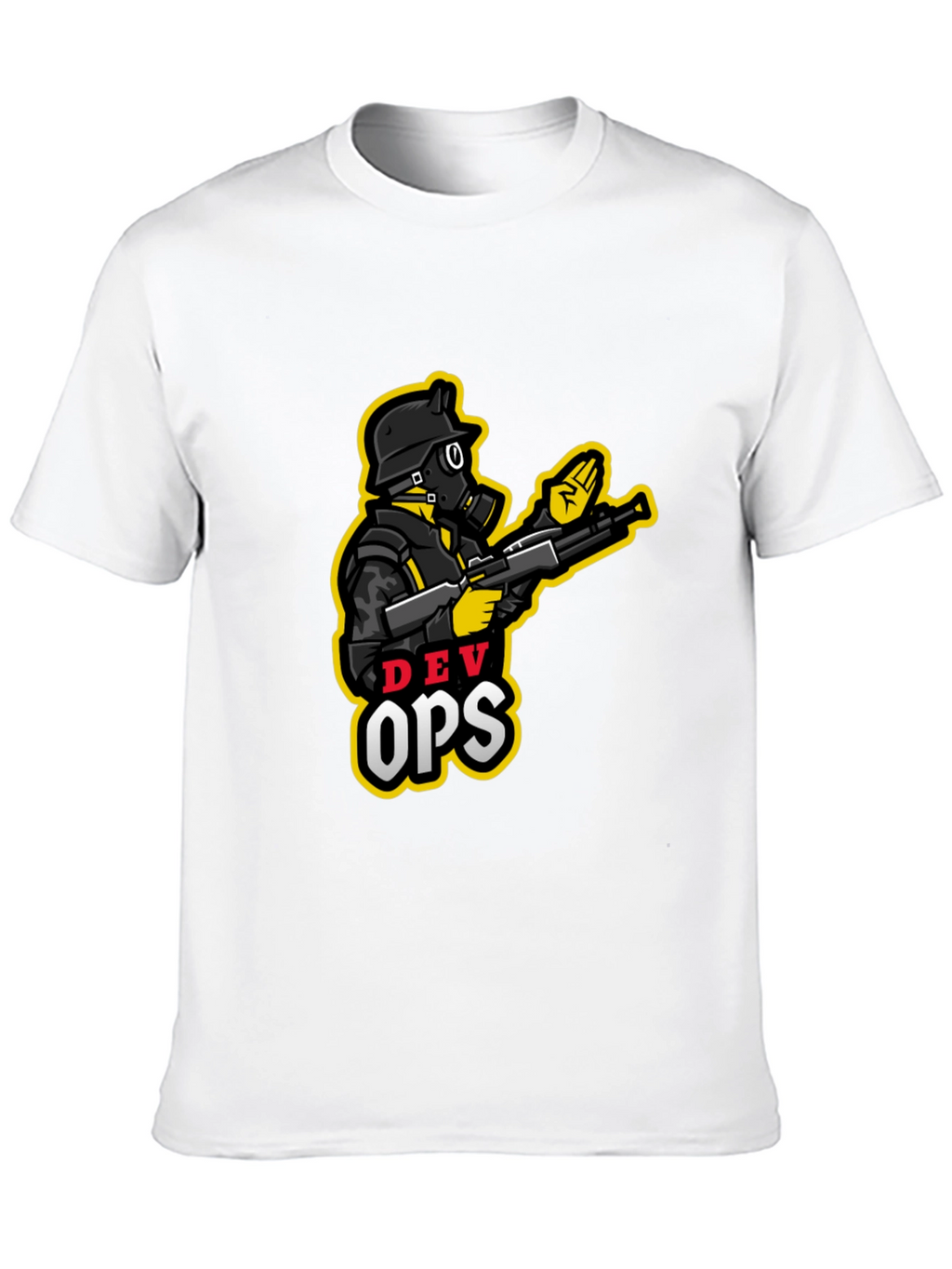 DevOps Soldier Graphic T-Shirt - Cool Design