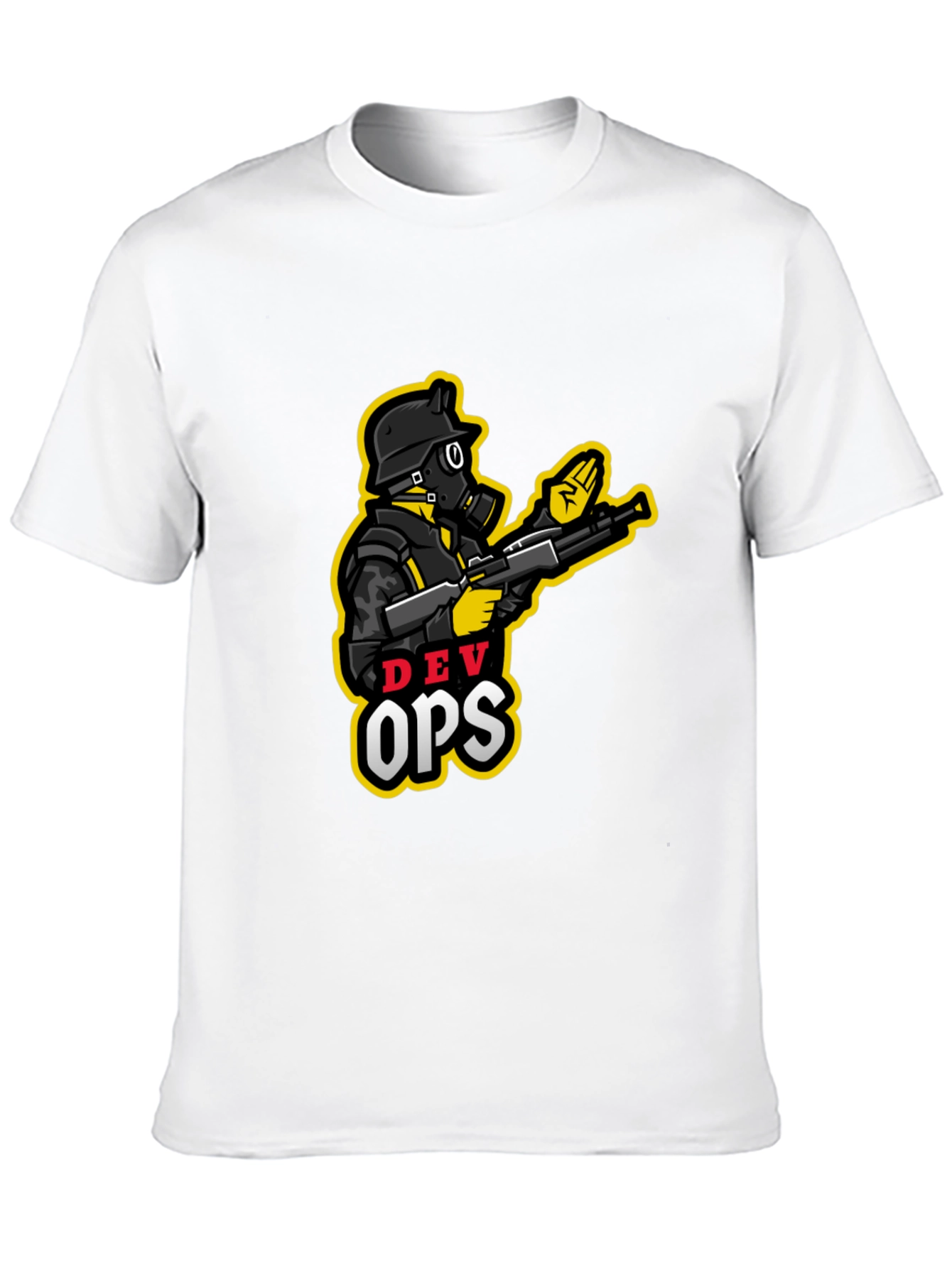 DevOps Soldier Graphic T-Shirt - Cool Design
