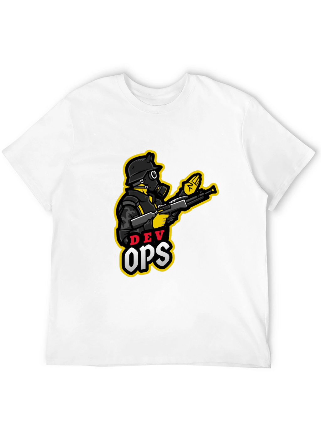 DevOps Soldier Graphic T-Shirt - Cool Design