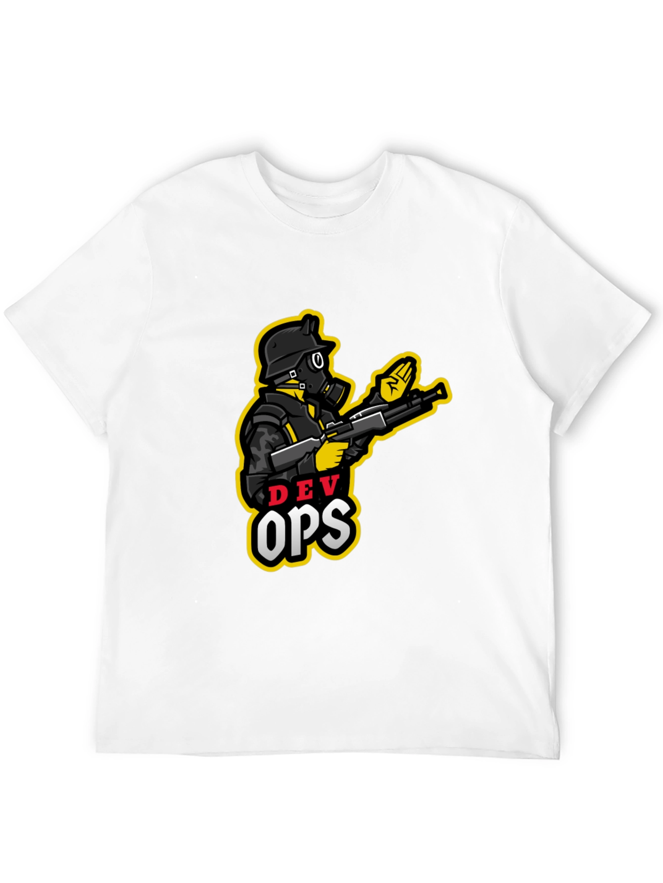 DevOps Soldier Graphic T-Shirt - Cool Design