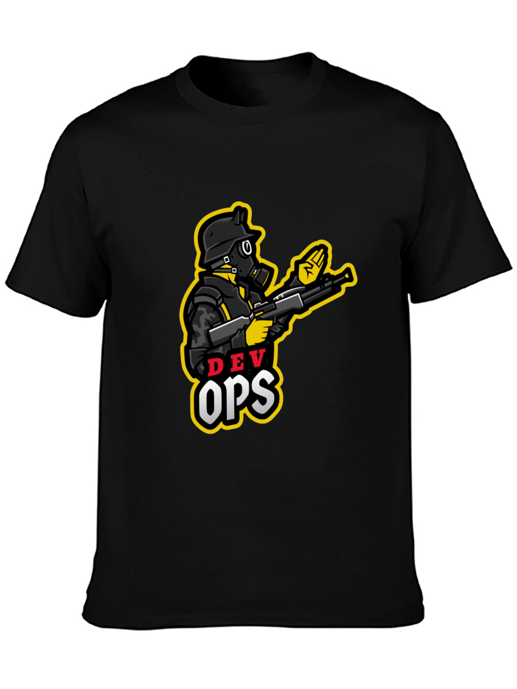 DevOps Soldier Graphic T-Shirt - Cool Design