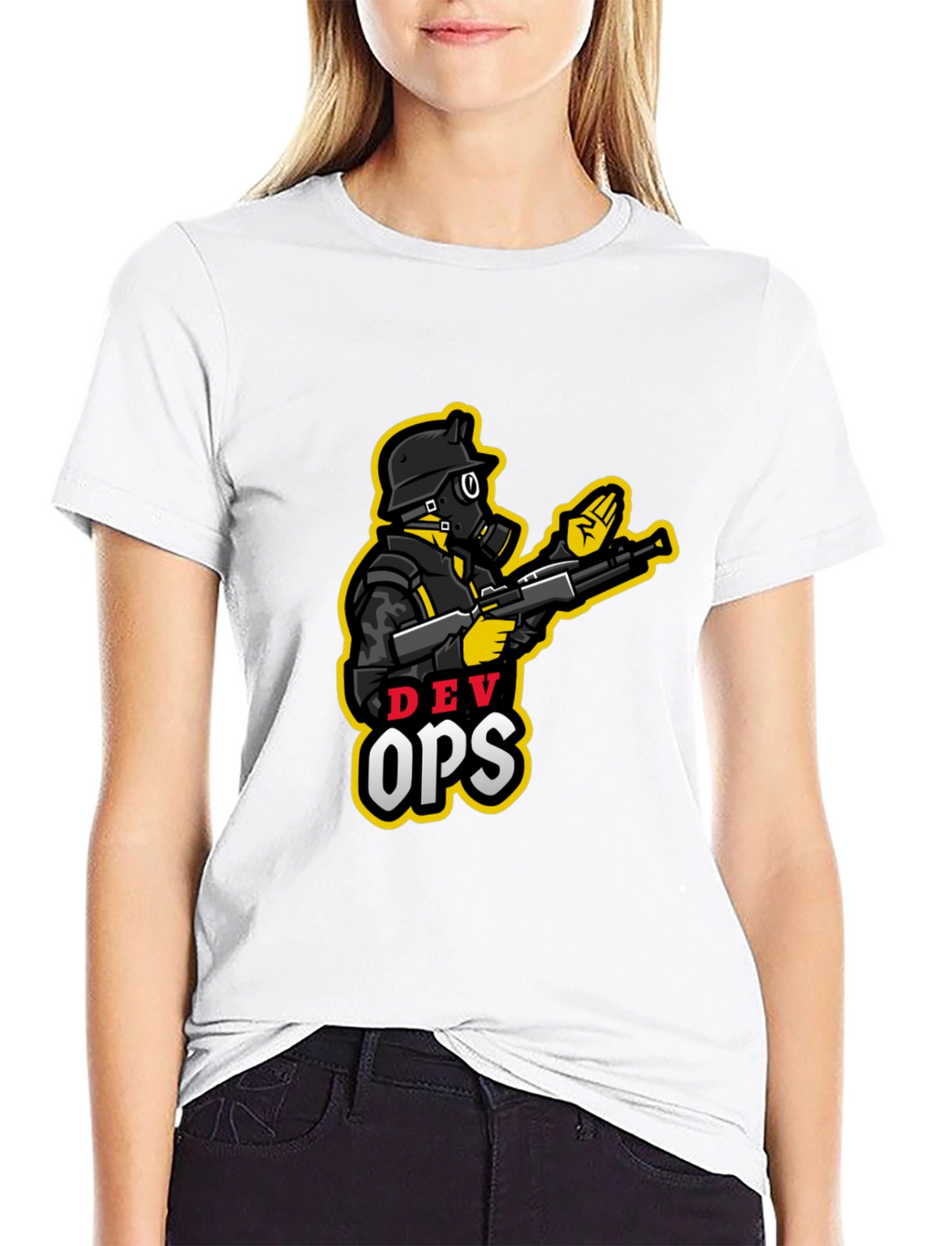 DevOps Soldier Graphic T-Shirt - Cool Design