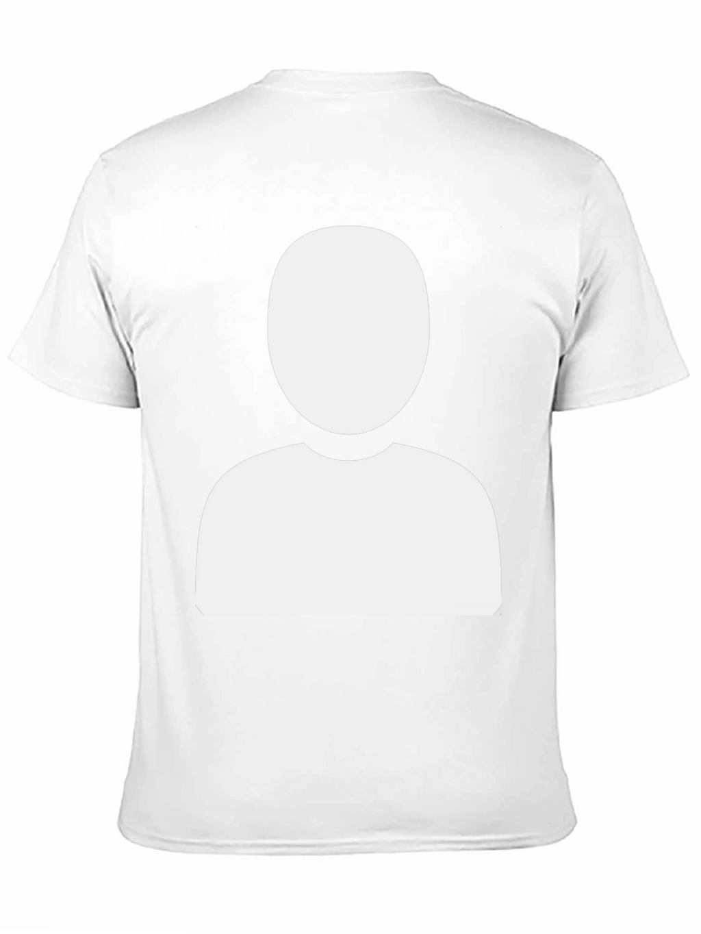 Faceless Profile Black T-Shirt - Modern & Unique