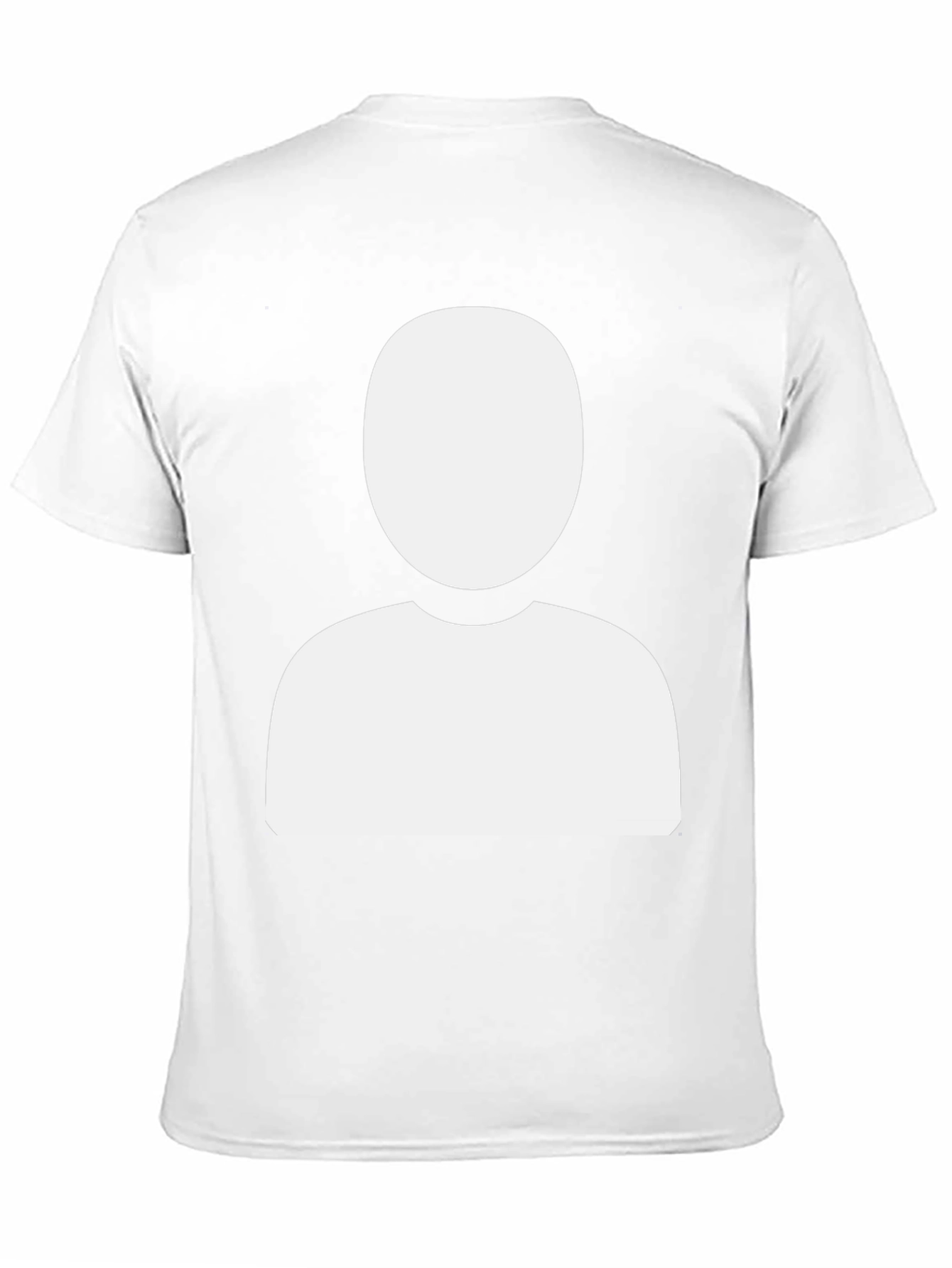 Faceless Profile Black T-Shirt - Modern & Unique