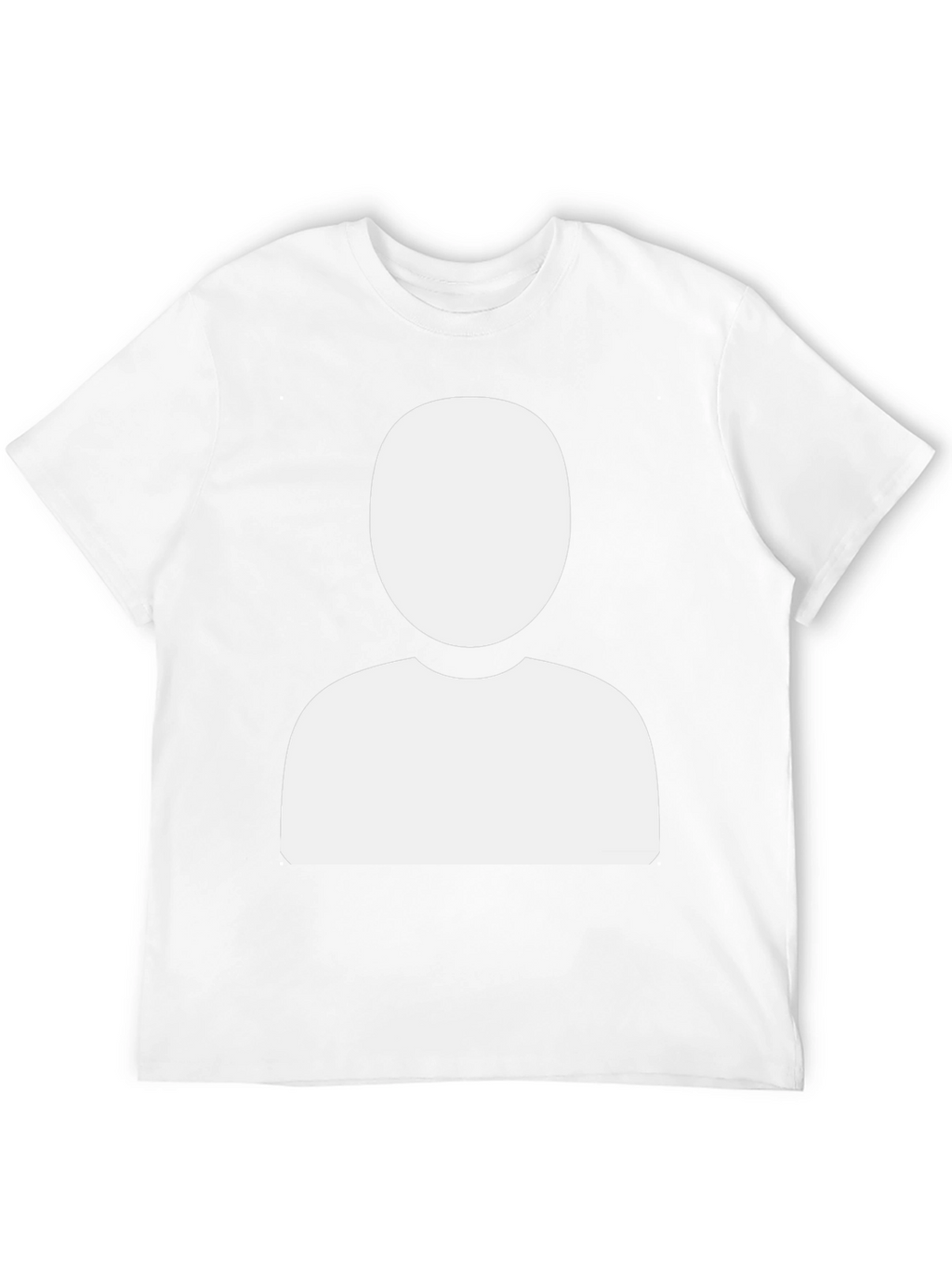 Faceless Profile Black T-Shirt - Modern & Unique