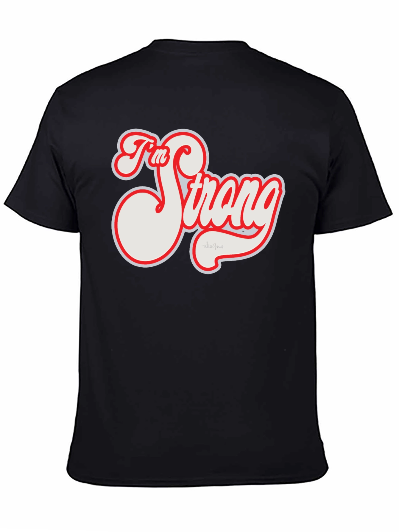 Im Strong Graphic Tee - Black