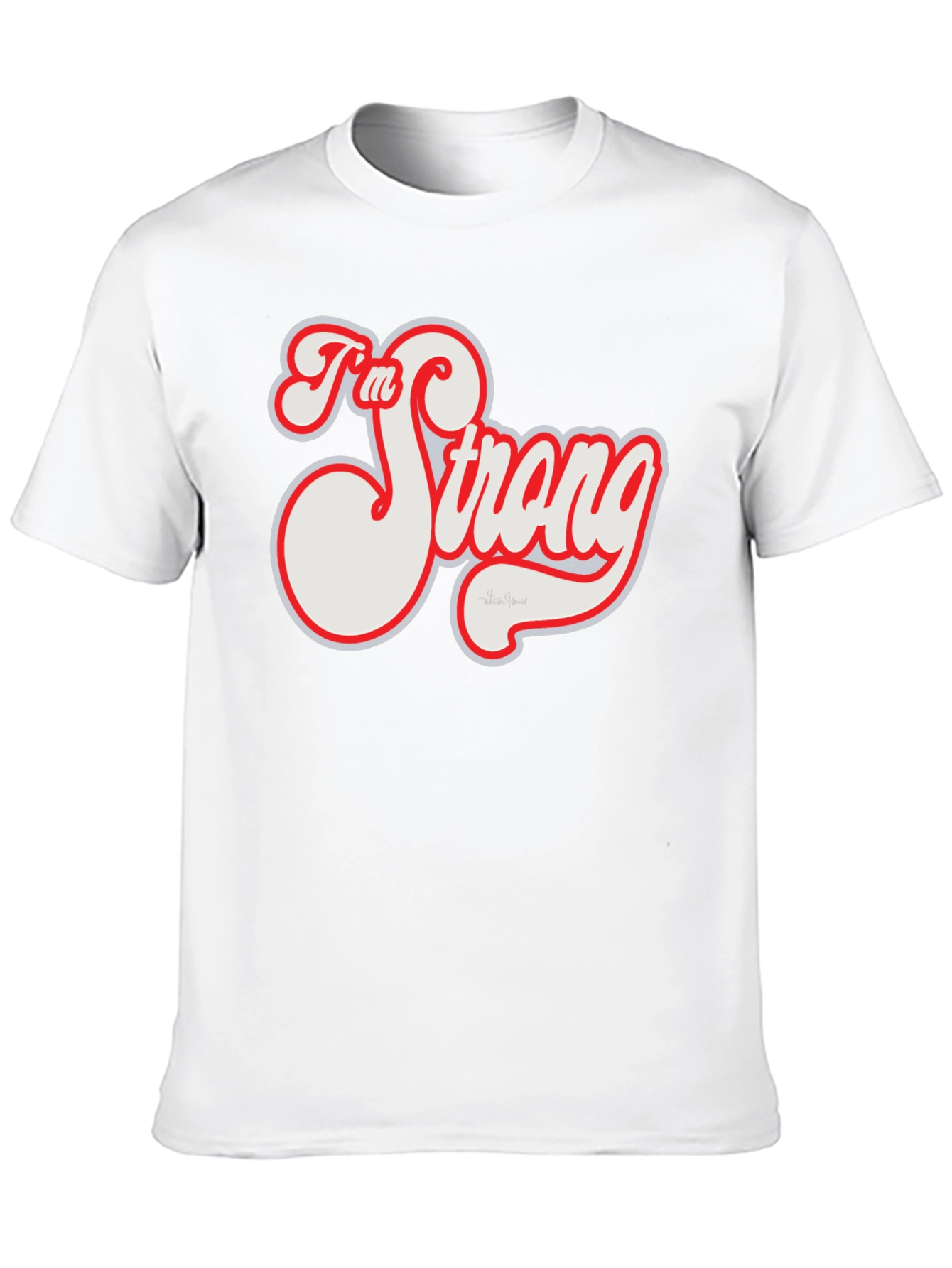 Im Strong Graphic Tee - Black