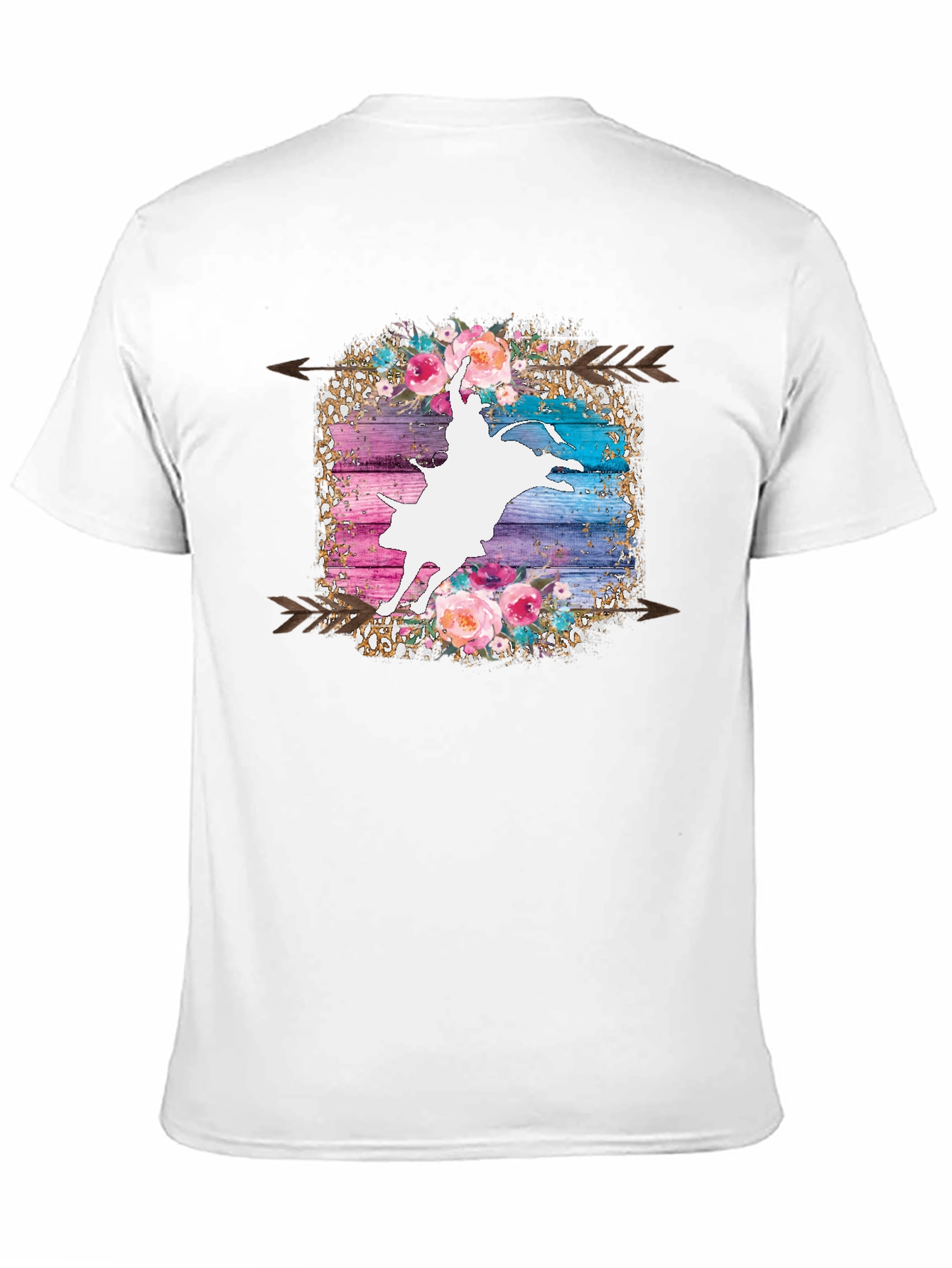 Rodeo Rider Floral Graphic T-Shirt