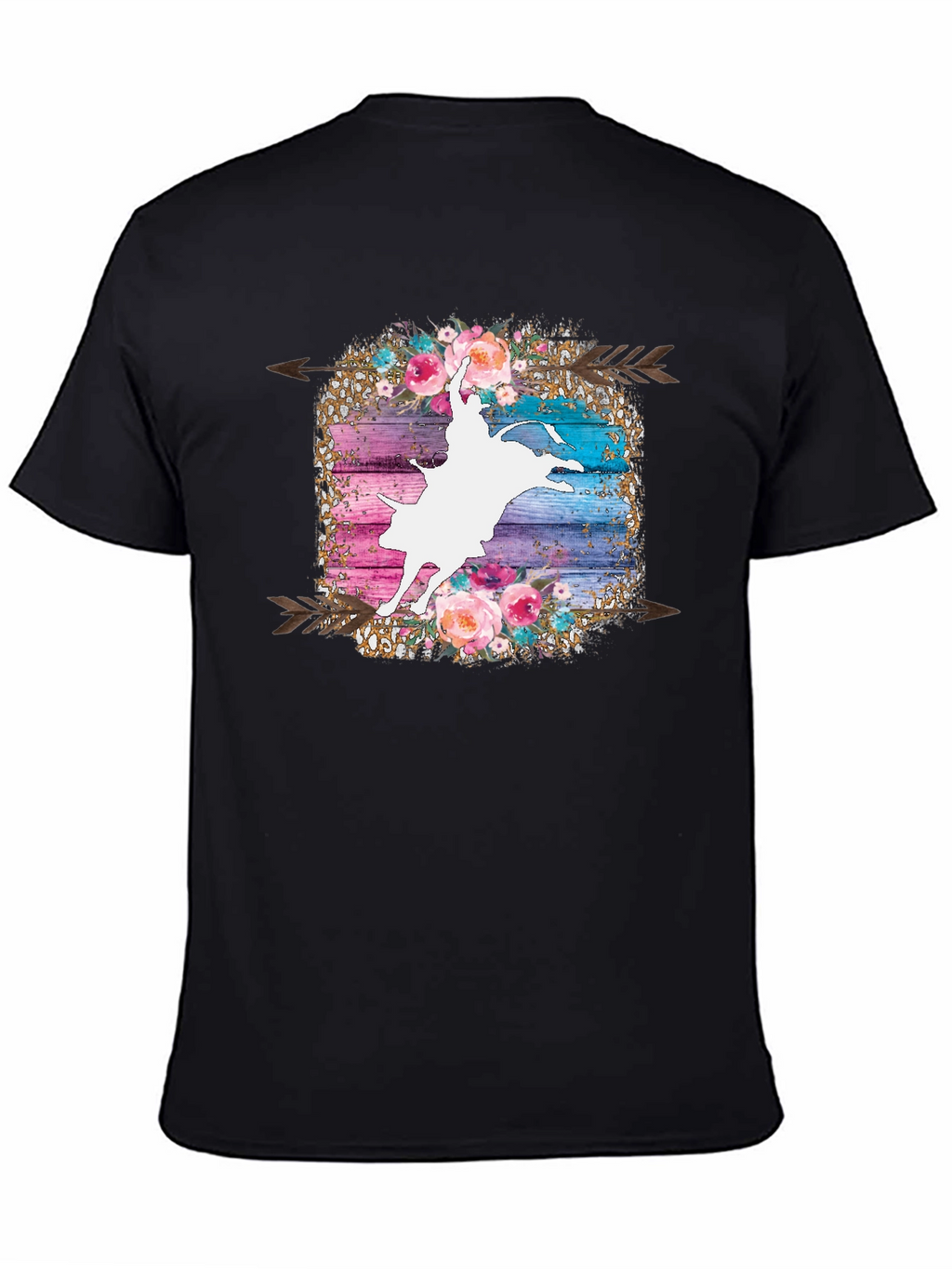 Rodeo Rider Floral Graphic T-Shirt