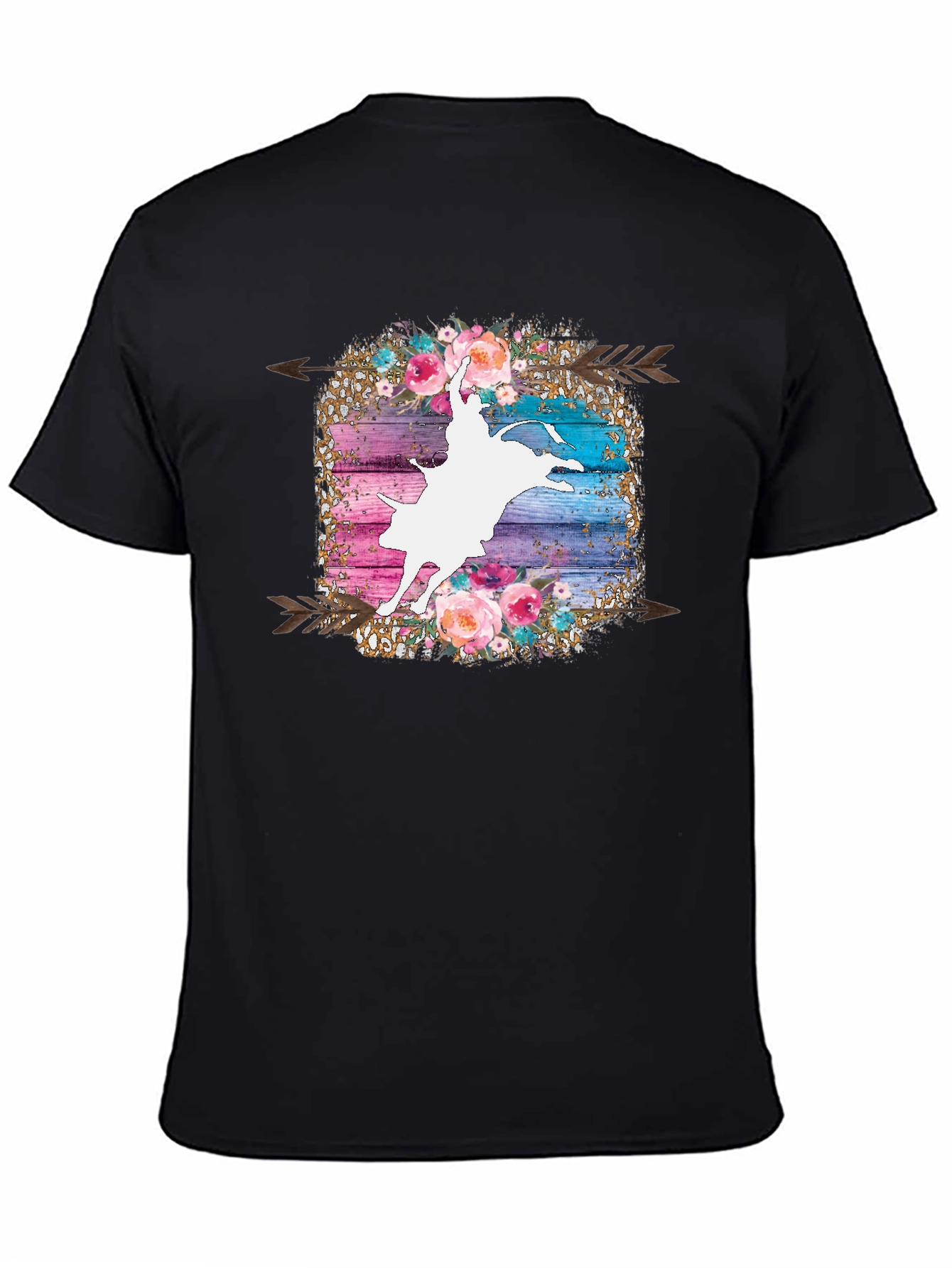 Rodeo Rider Floral Graphic T-Shirt