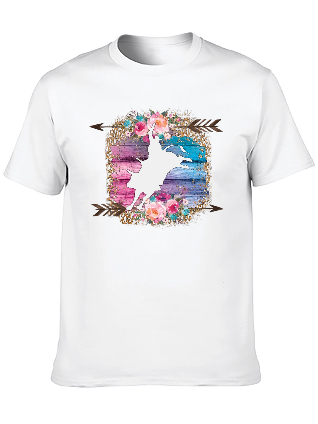 Rodeo Rider Floral Graphic T-Shirt