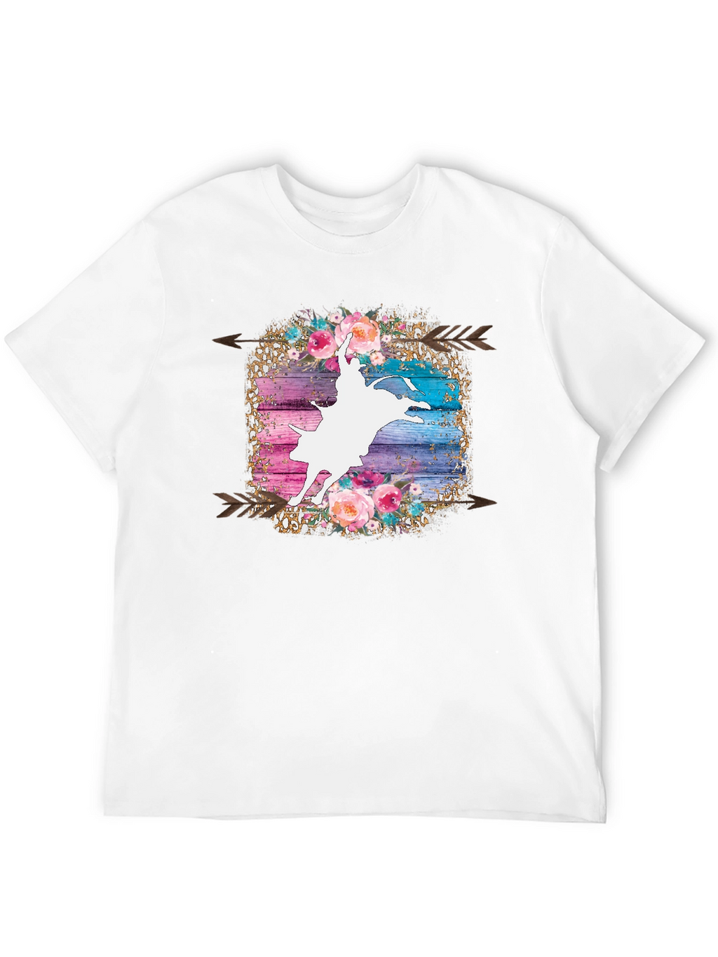 Rodeo Rider Floral Graphic T-Shirt
