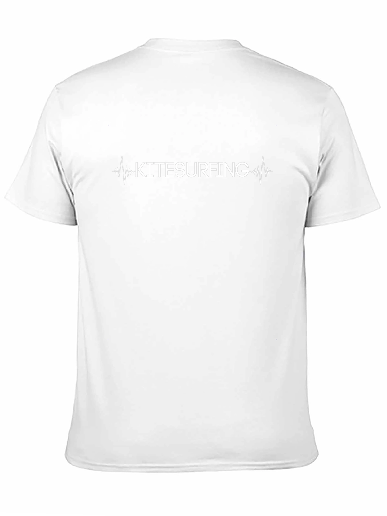 Kitesurfing Heartbeat Black T-Shirt