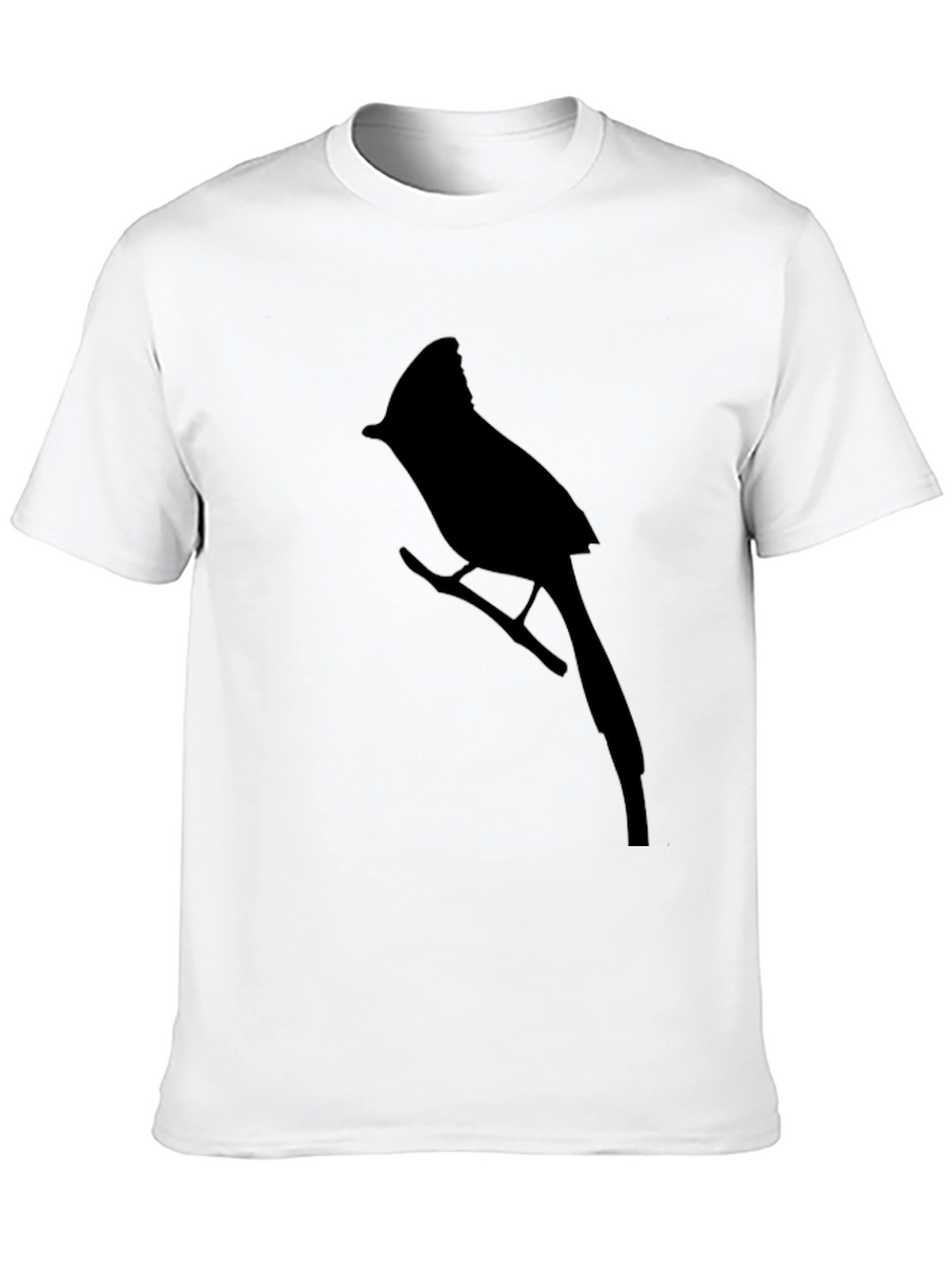 Cardinal Bird Black T-Shirt - Nature Lovers Tee