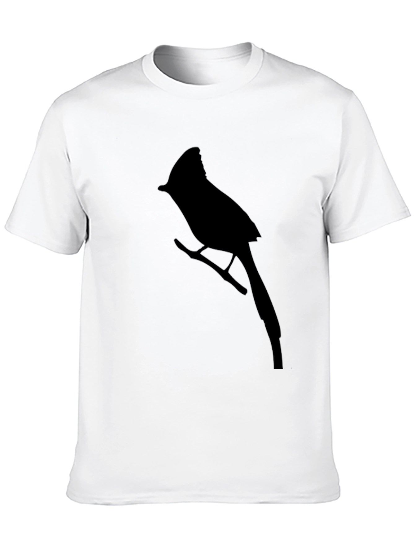 Cardinal Bird Black T-Shirt - Nature Lovers Tee