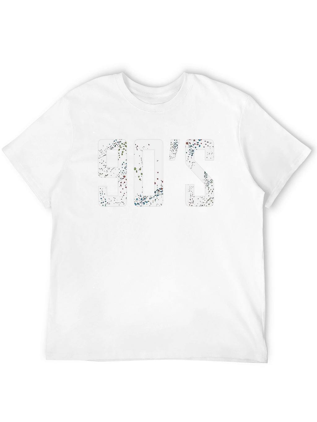 90s Throwback Graphic Tee - Black