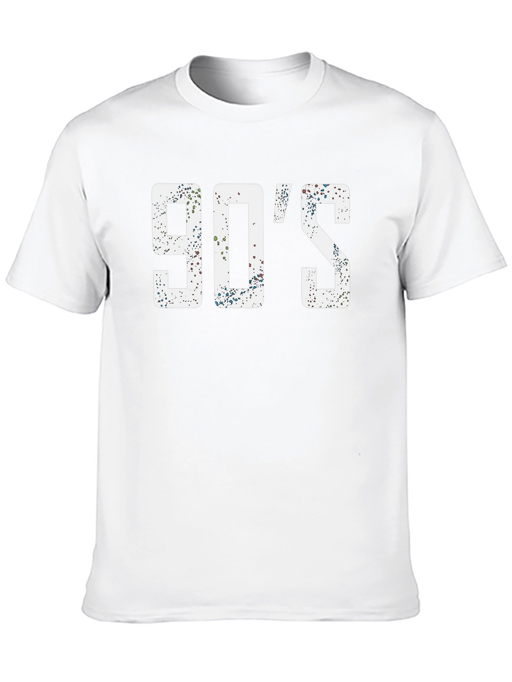 90s Throwback Graphic Tee - Black