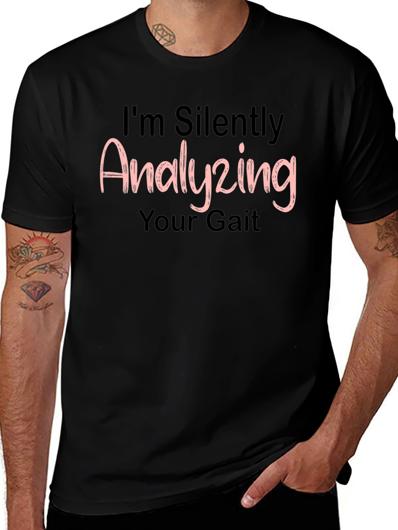 Analyzing Your Gait T-Shirt - Funny Novelty Tee