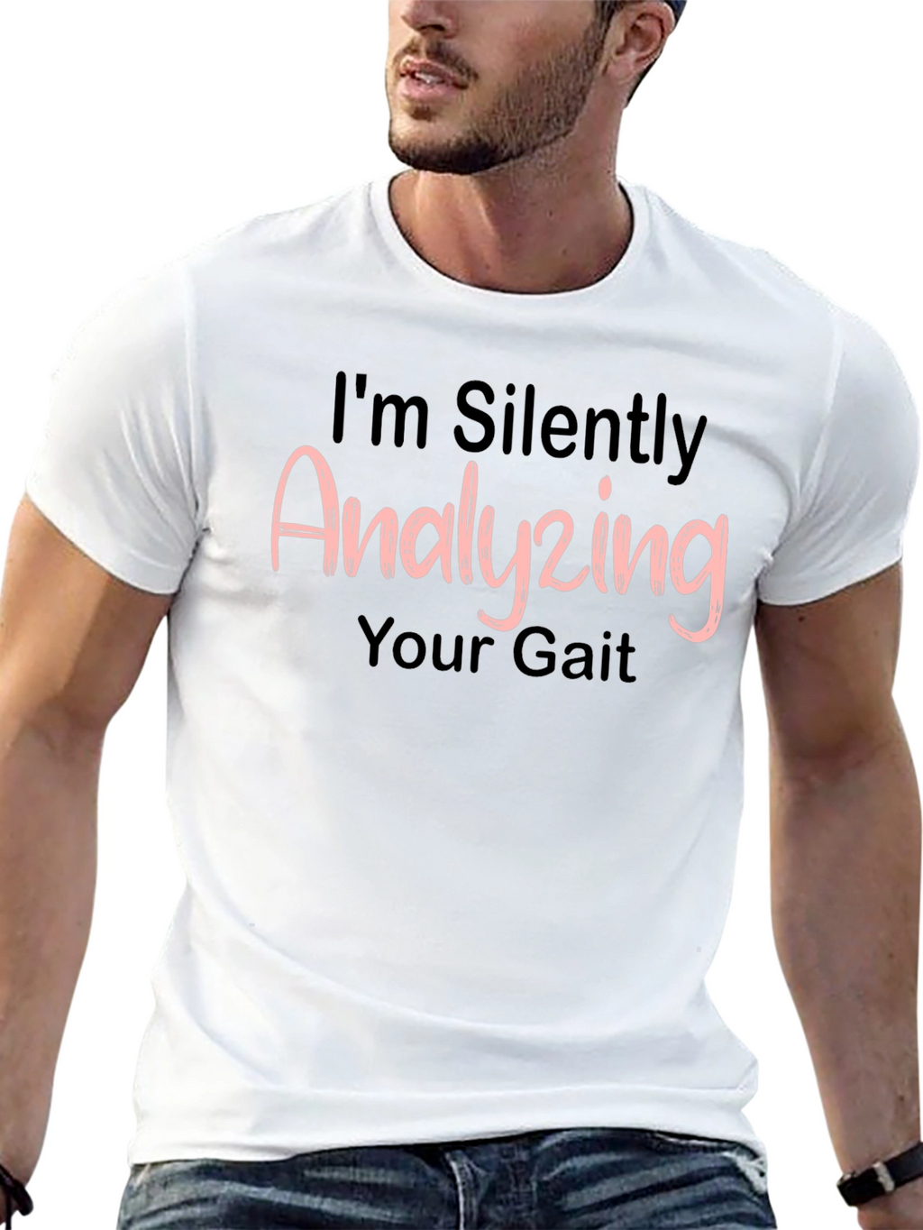 Analyzing Your Gait T-Shirt - Funny Novelty Tee