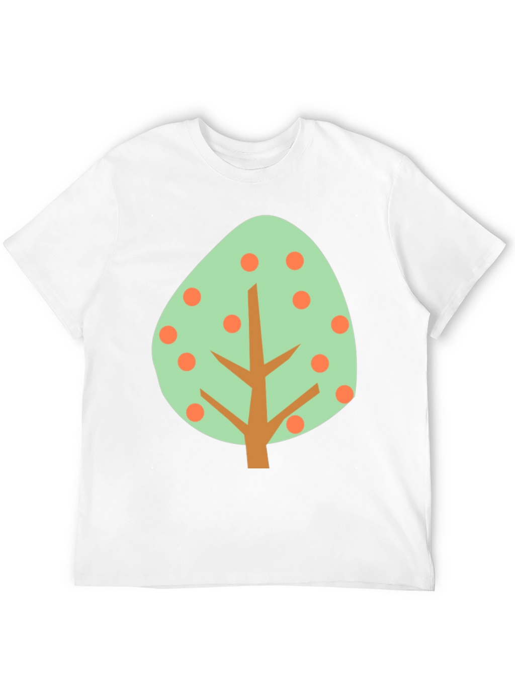 Abstract Tree Graphic Tee - Casual Style