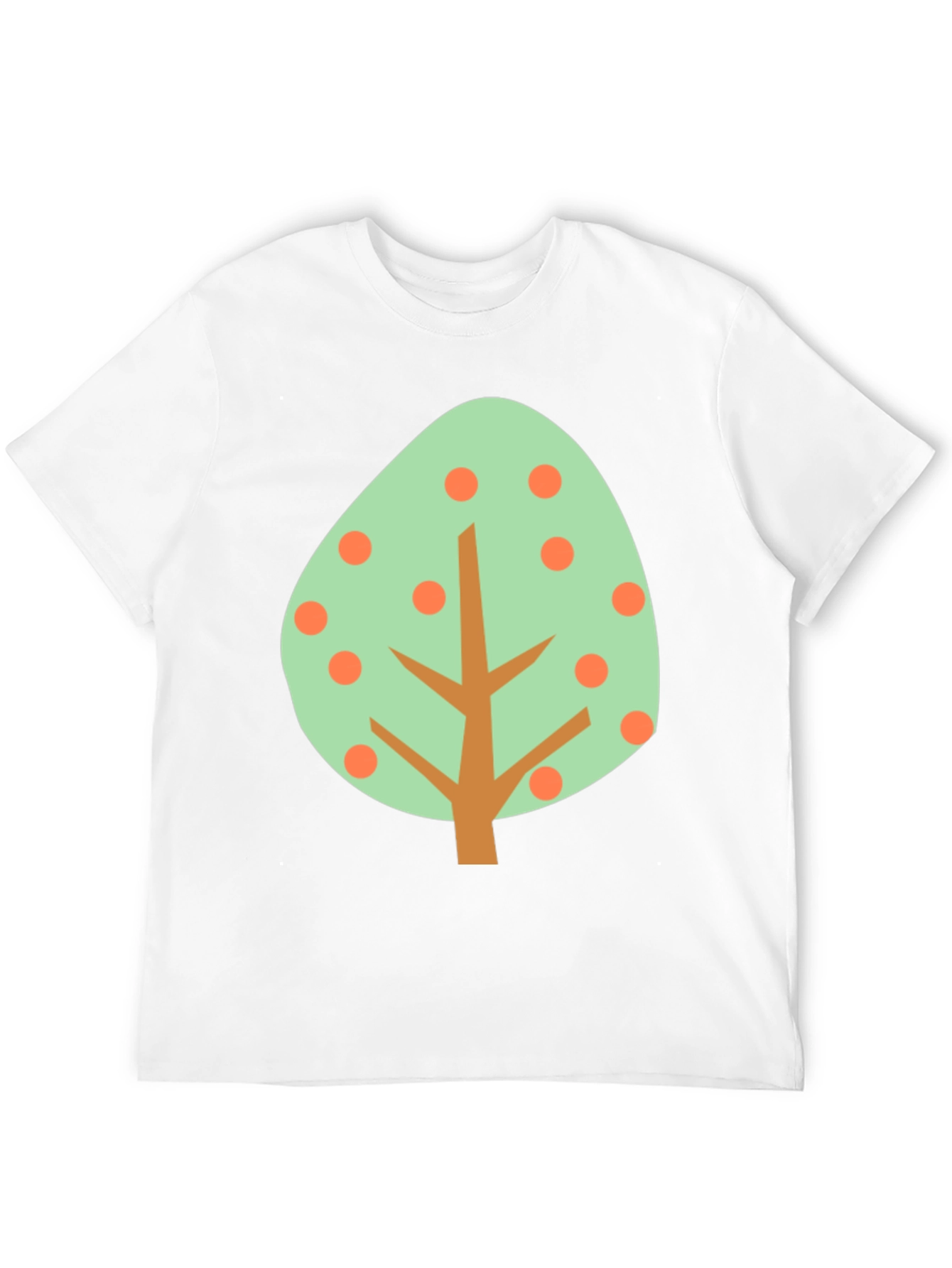 Abstract Tree Graphic Tee - Casual Style