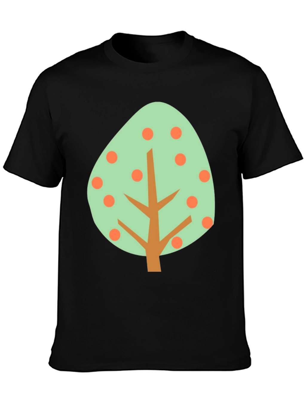 Abstract Tree Graphic Tee - Casual Style